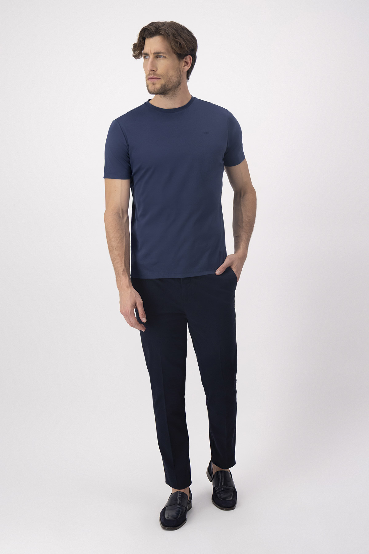 PLAYERA MERCERIZED COTTON CONTEMPORARY FIT image number 3