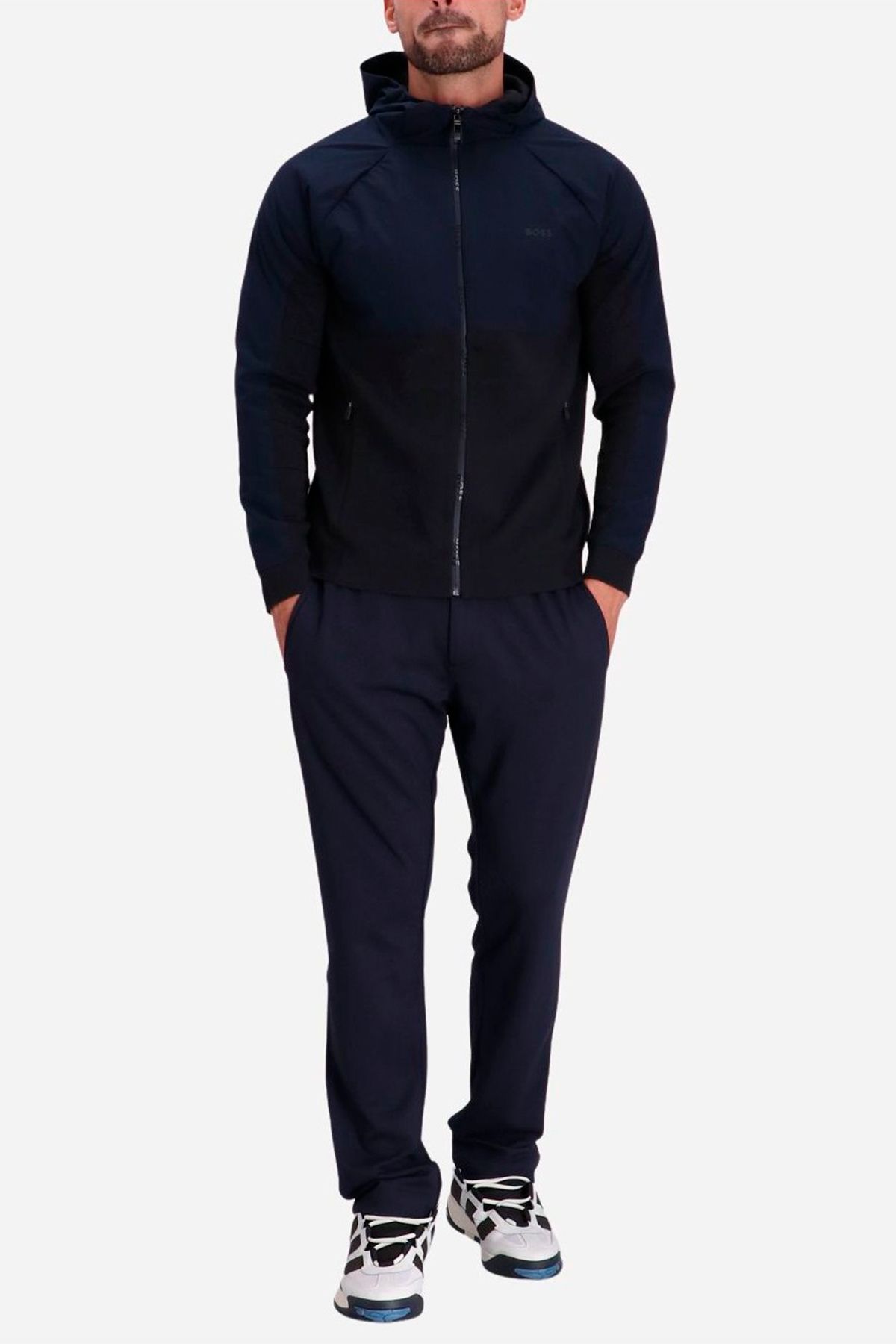PANTALONES SLIM FIT EN MEZCLA DE ALGODÓN CON ELÁSTICO