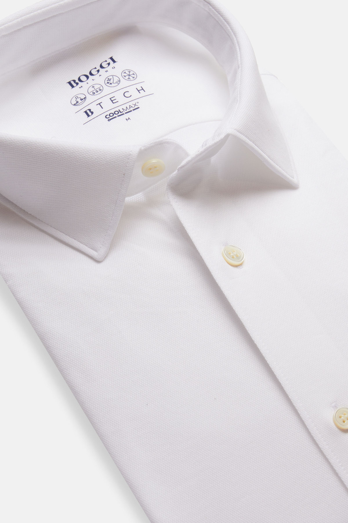 CAMISA CASUAL BLANCA BOGGI image number 5