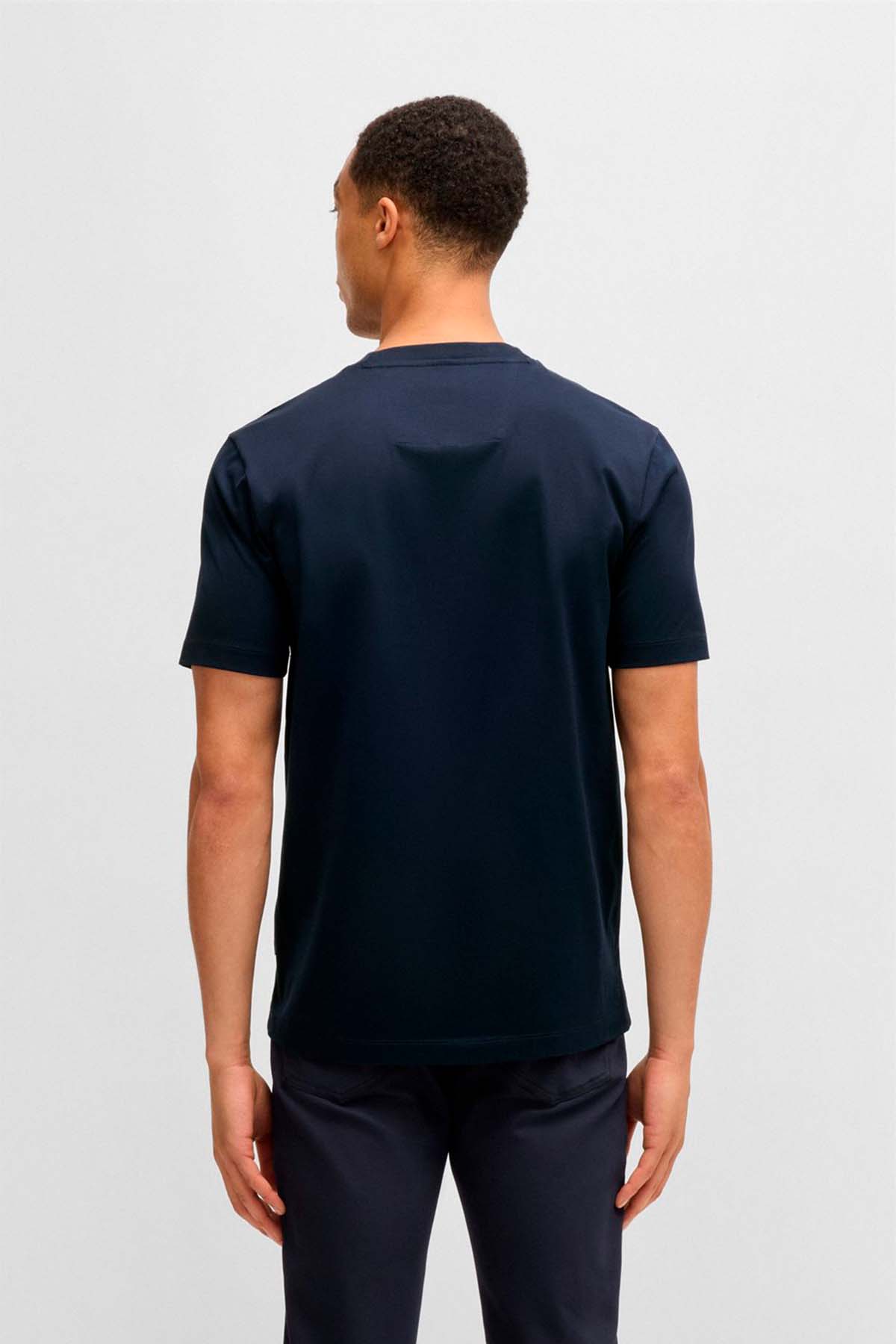 Camiseta Porsche x BOSS de algodón mercerizado con detalle de la colaboración image number 1