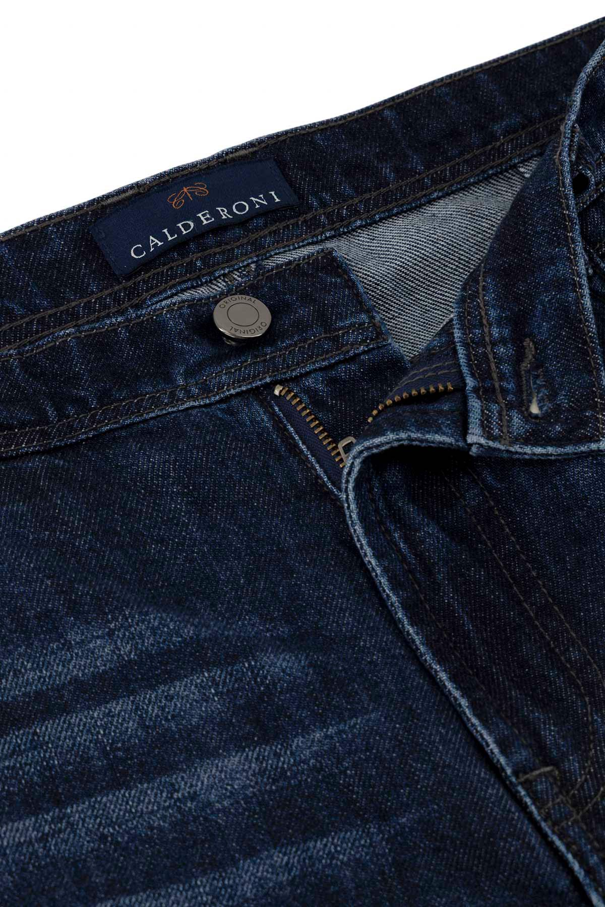 JEANS AZUL MARINO CONTEMPORARY FIT image number 3