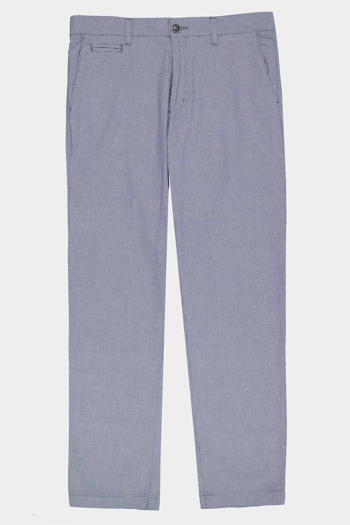 PANTALÓN CHINO CALDERONI AZUL CONTEMPORARY FIT image number 0