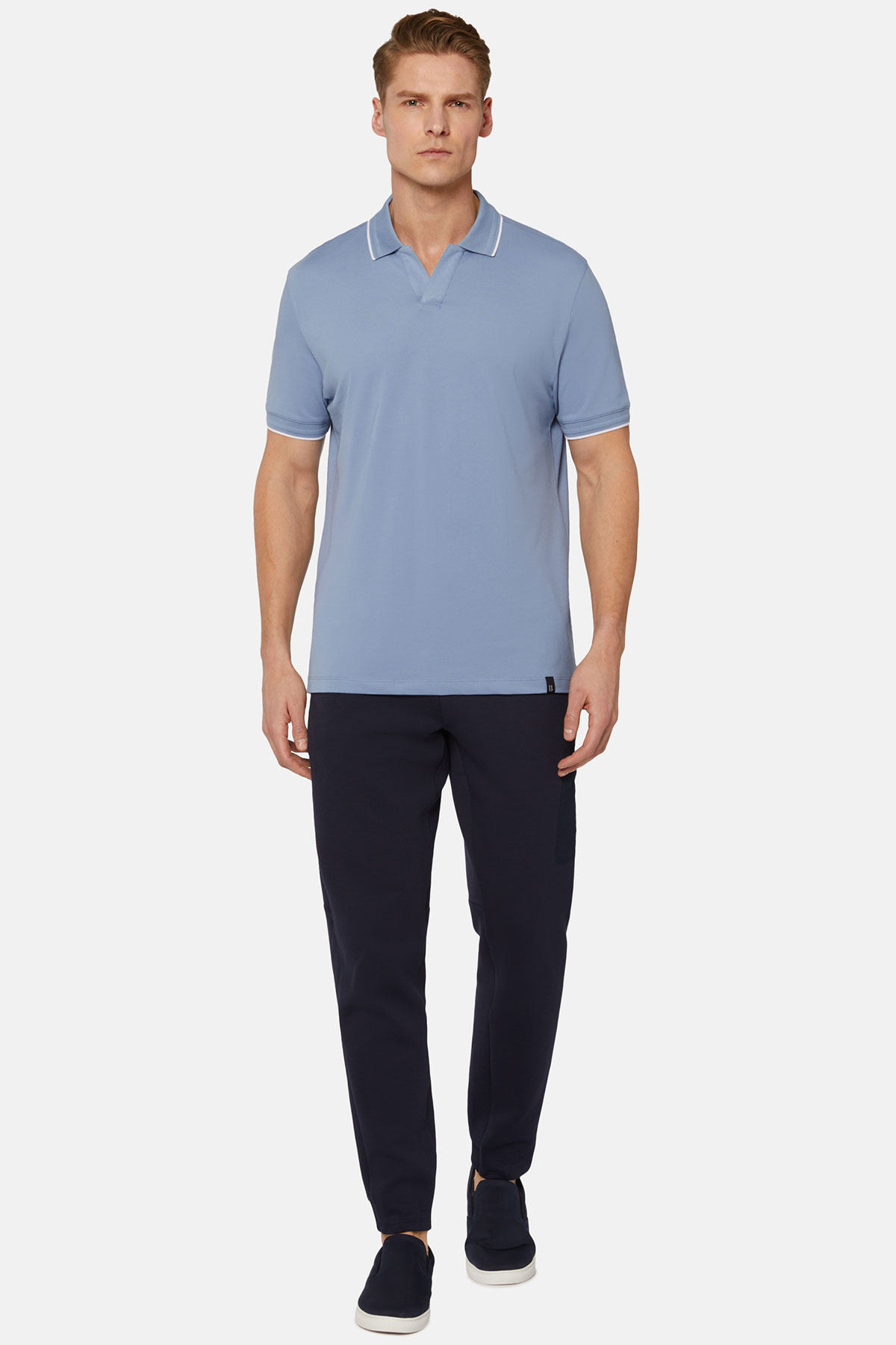 POLO AZUL CLARO BOGGI image number 4