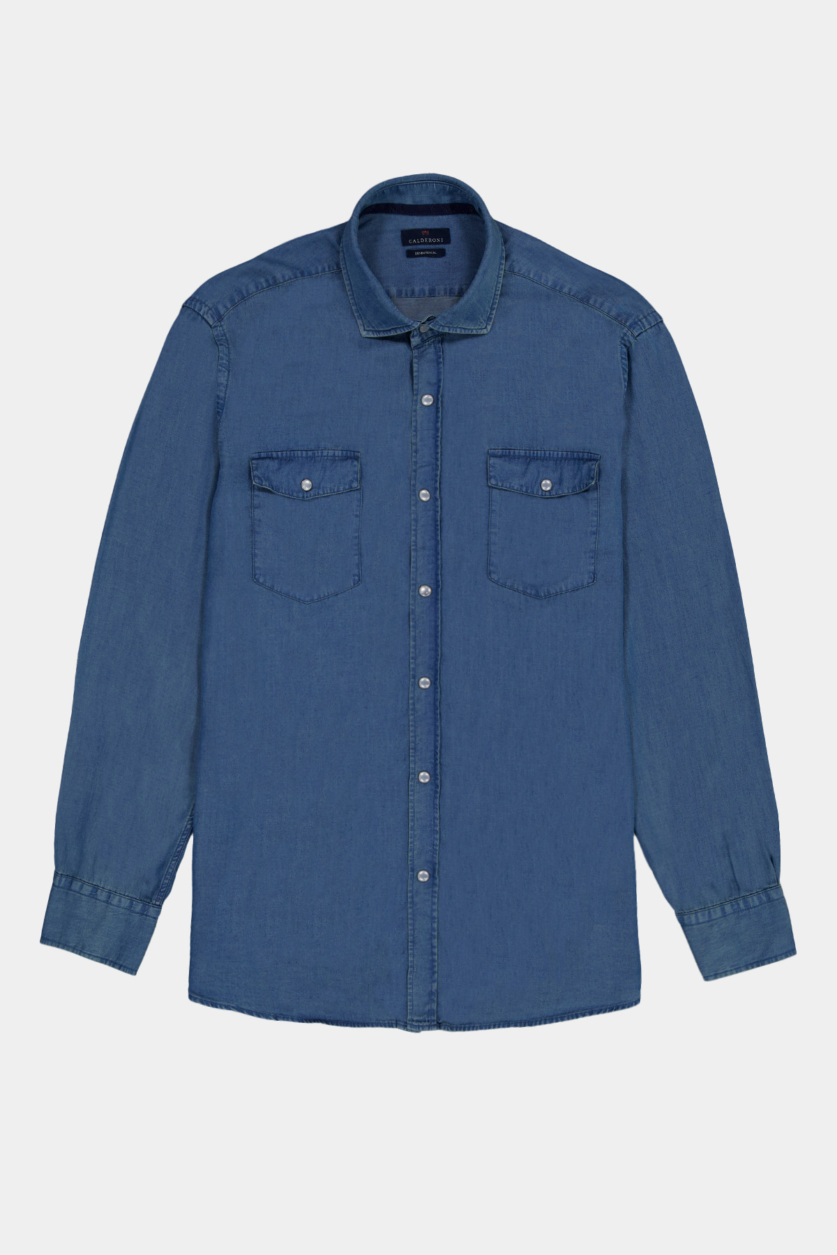 CAMISA CASUAL DENIM TENCEL CALDERONI CONTEMPORARY FIT image number 5