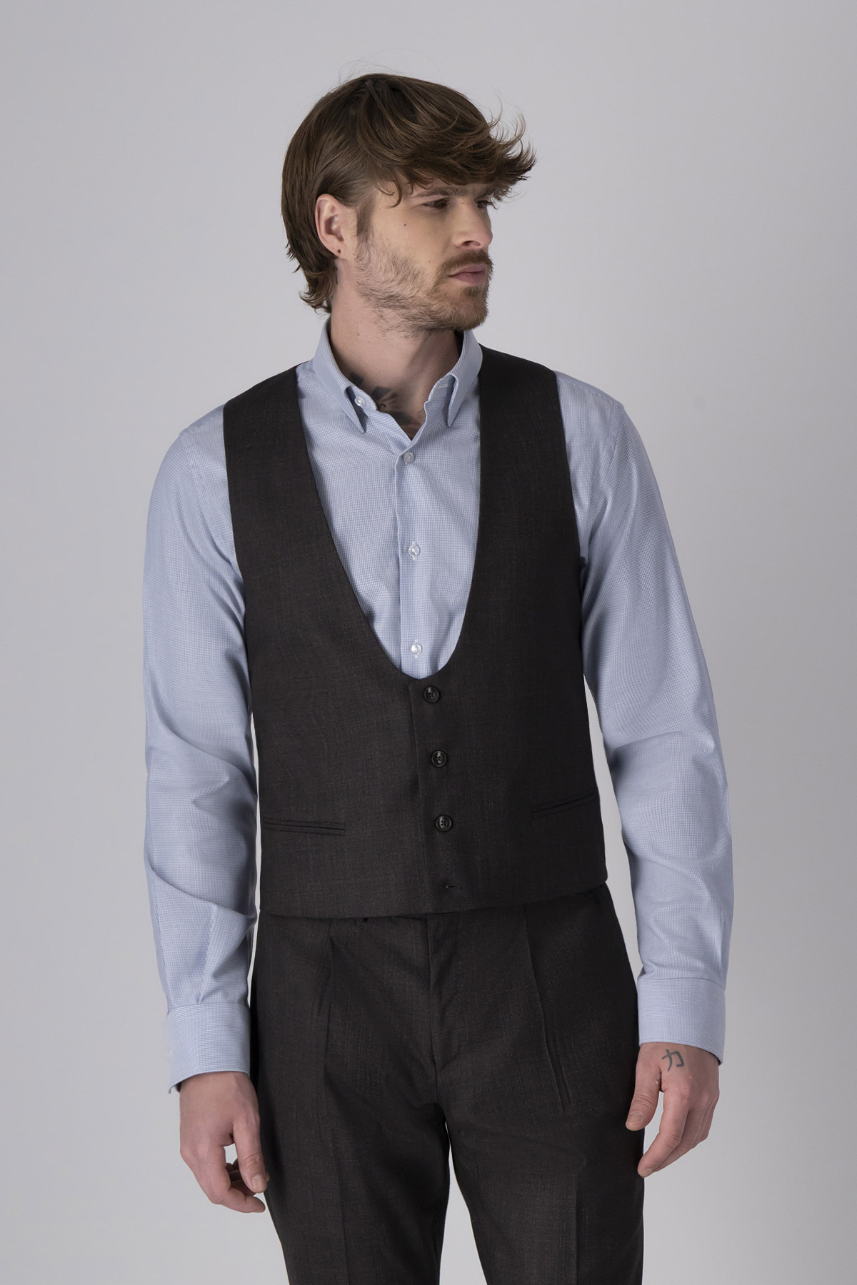 TRAJE TRÍO CAFÉ SLIM FIT image number 3