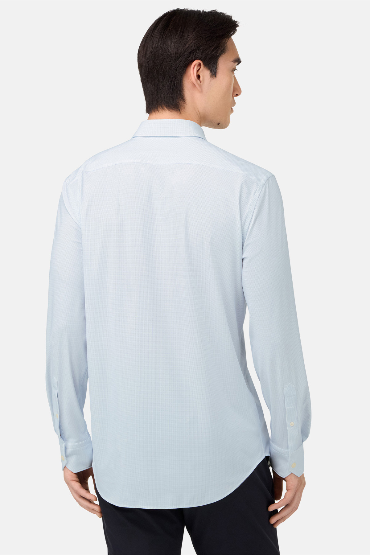 Camisa De Nailon Elástico Slim image number 1