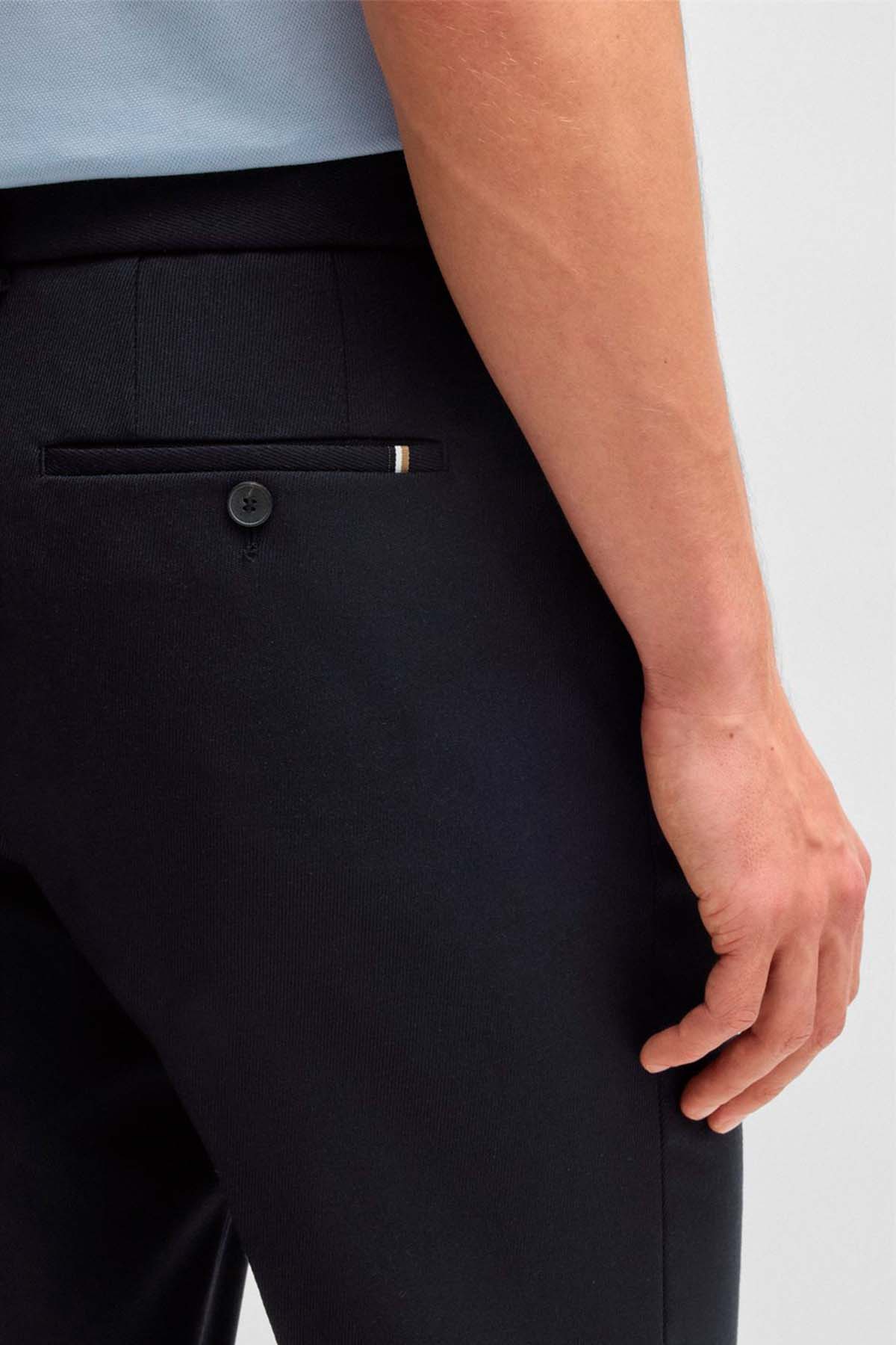 Pantalones formales de mezcla de lana image number 2
