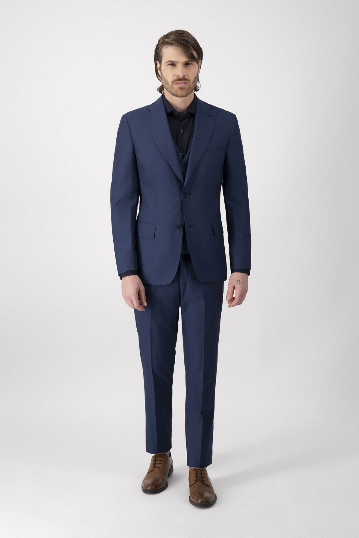 TRAJE TRÍO AZUL MARINO SLIM FIT
