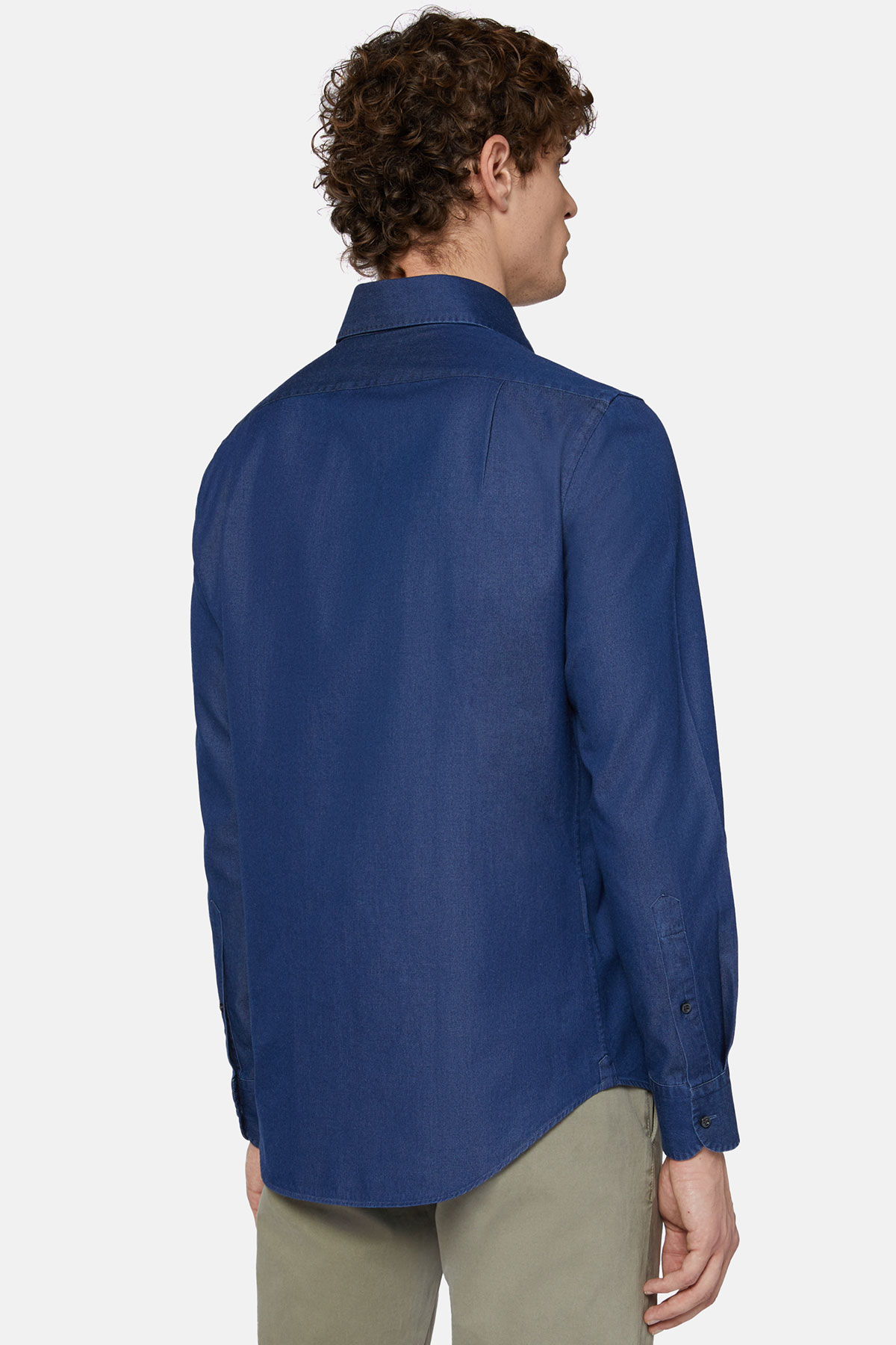 CAMISA CASUAL AZUL BOGGI image number 3