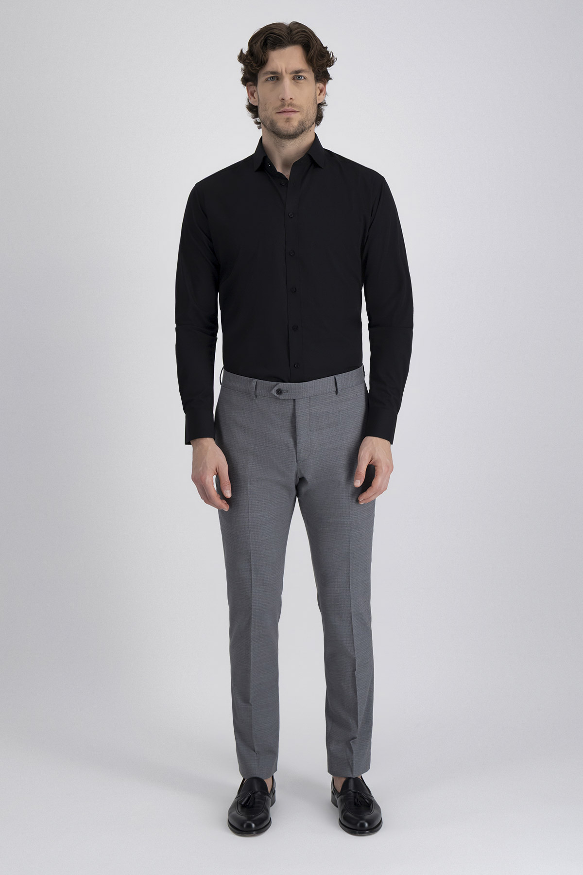 Camisa Formal Silk Protein Contemporary Fit image number 5