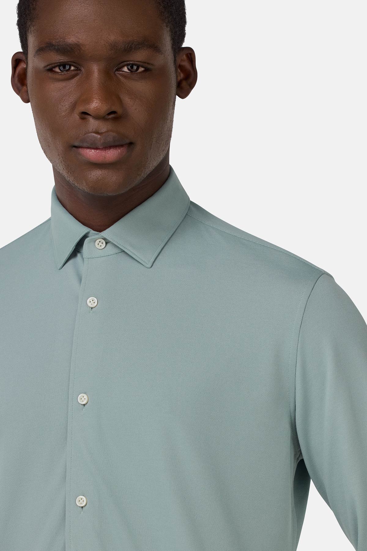 Camisa Casual Polo de piqué S.Cafè Regular Fit