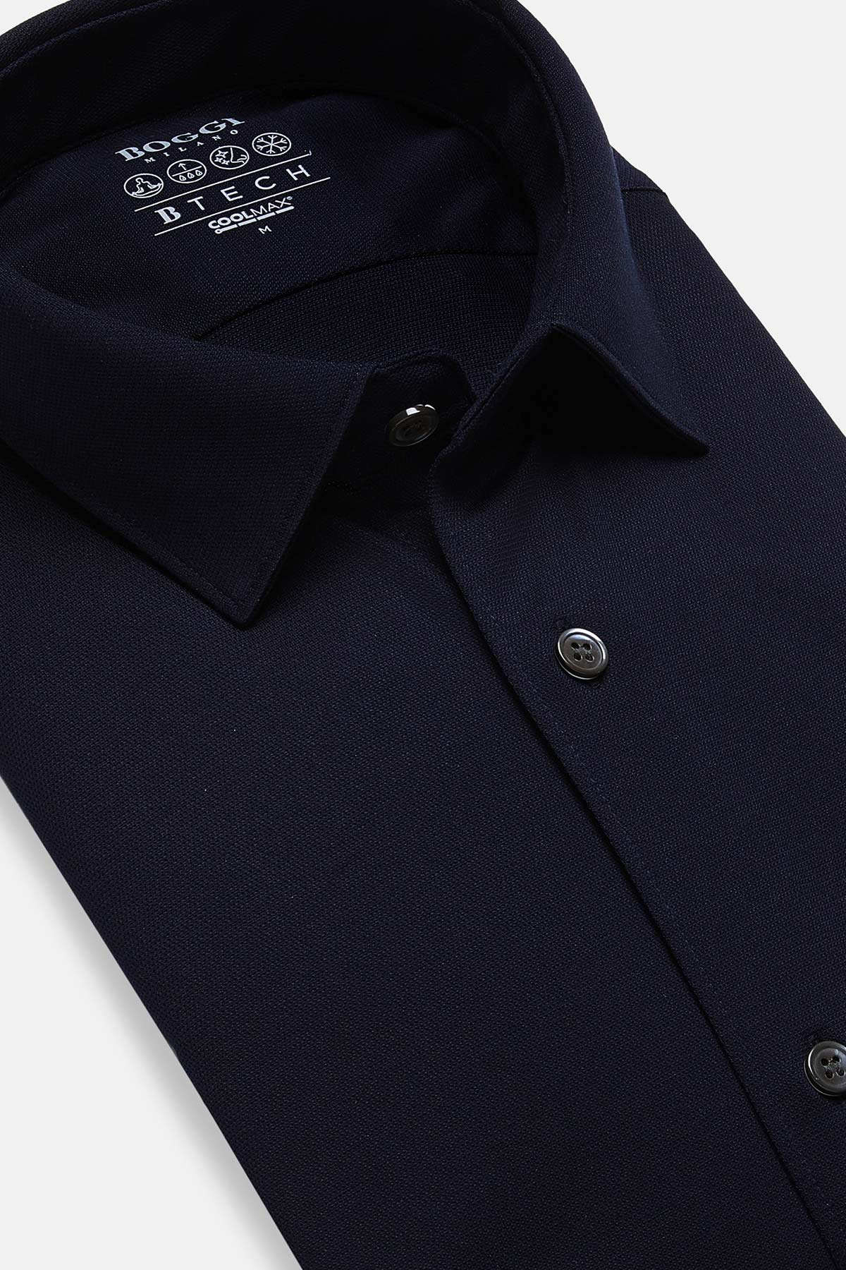 CAMISA CASUAL AZUL MARINO BOGGI image number 5