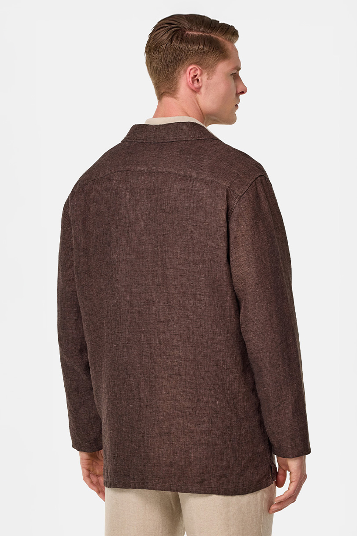 Sobrecamisa Bond de lino image number 2