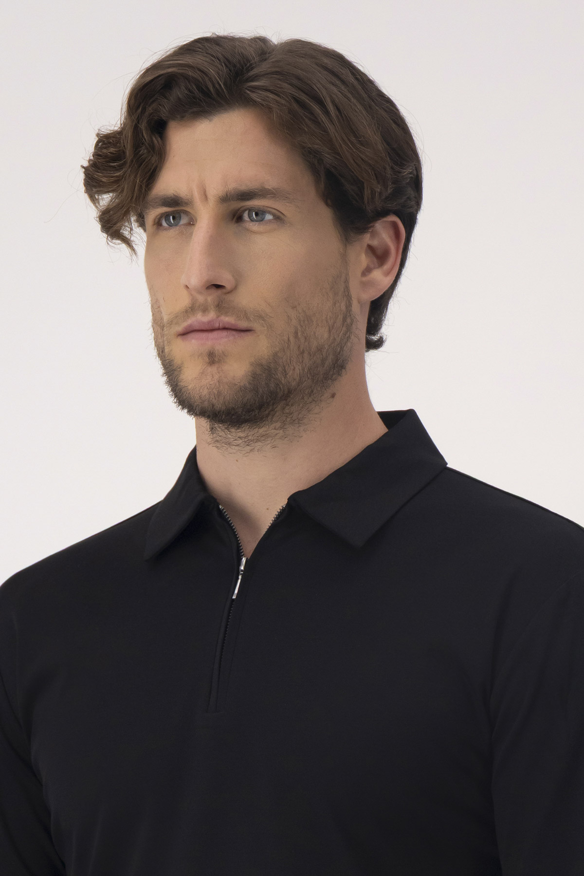 PLAYERA TIPO POLO MERCERIZED COTTON CONTEMPORARY FIT image number 1