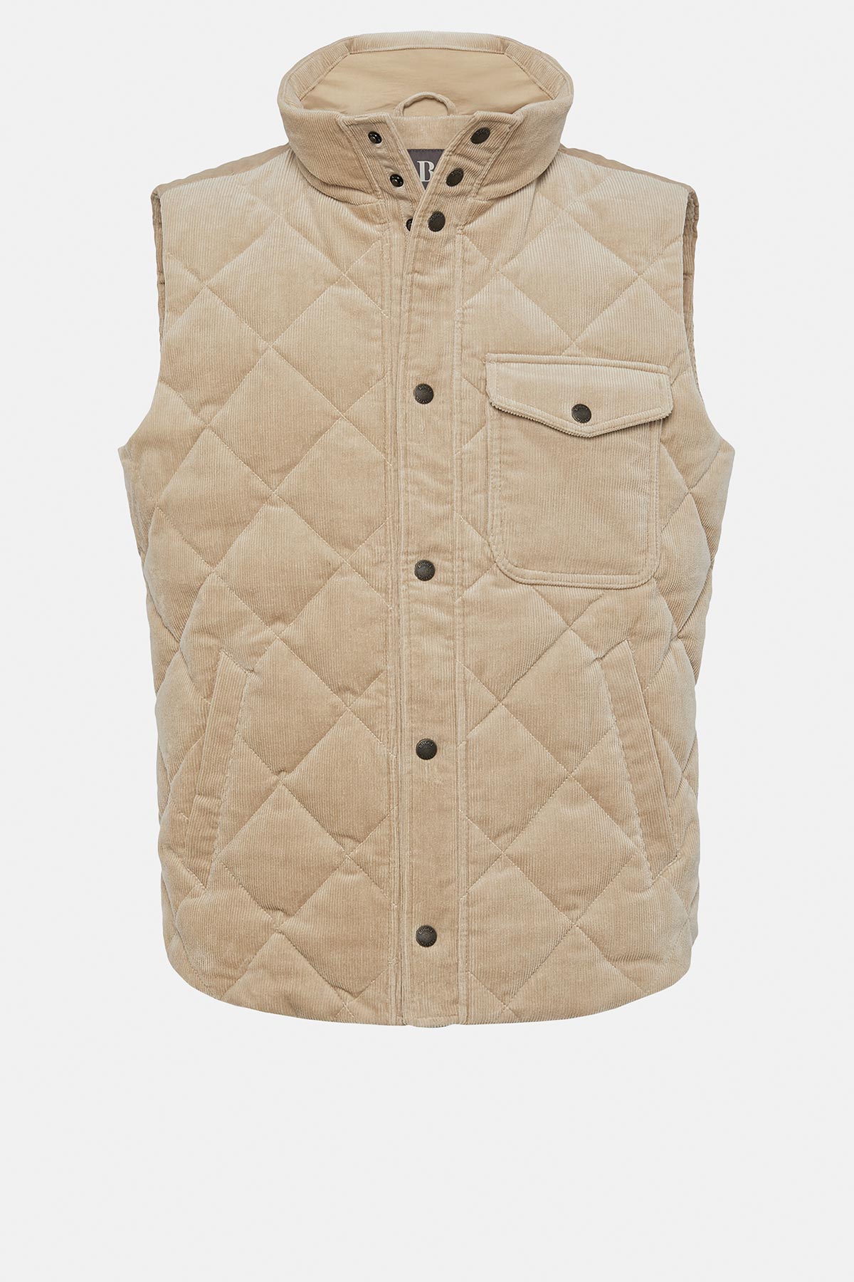 CHALECO BEIGE REGULAR FIT image number 3
