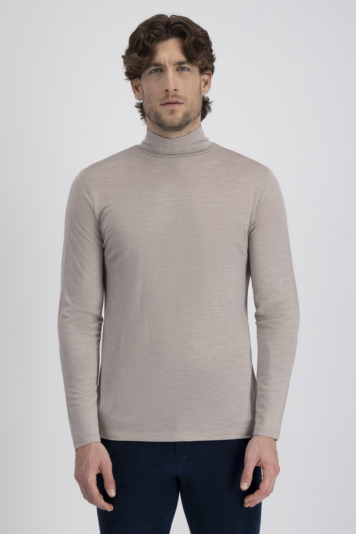 Playera Casual Merino Wool Contemporary Fit