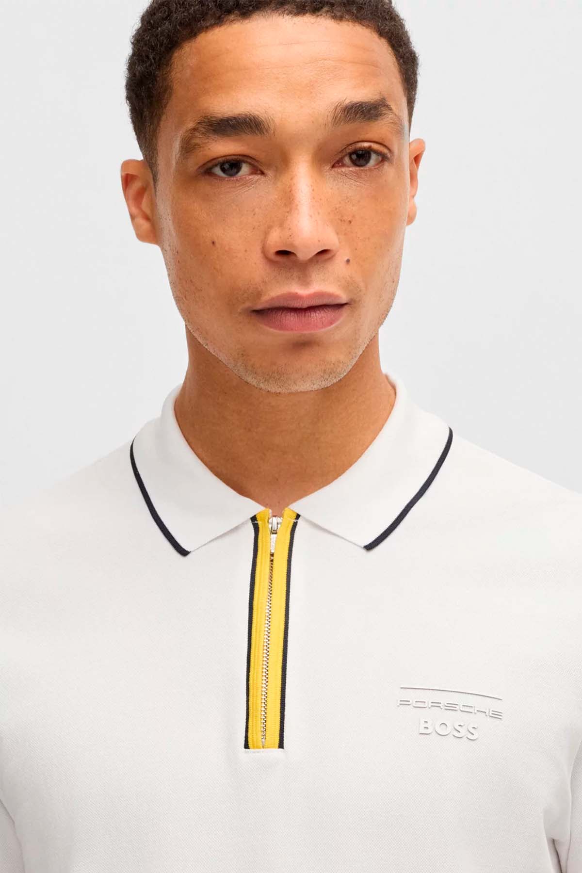 Polo Porsche x BOSS de algodón elástico image number 2
