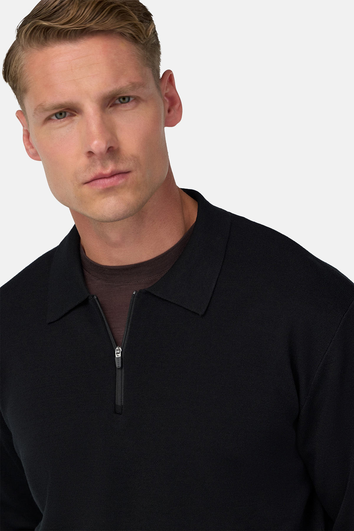 Polo De Punto De Lana Merina Superfina image number 1