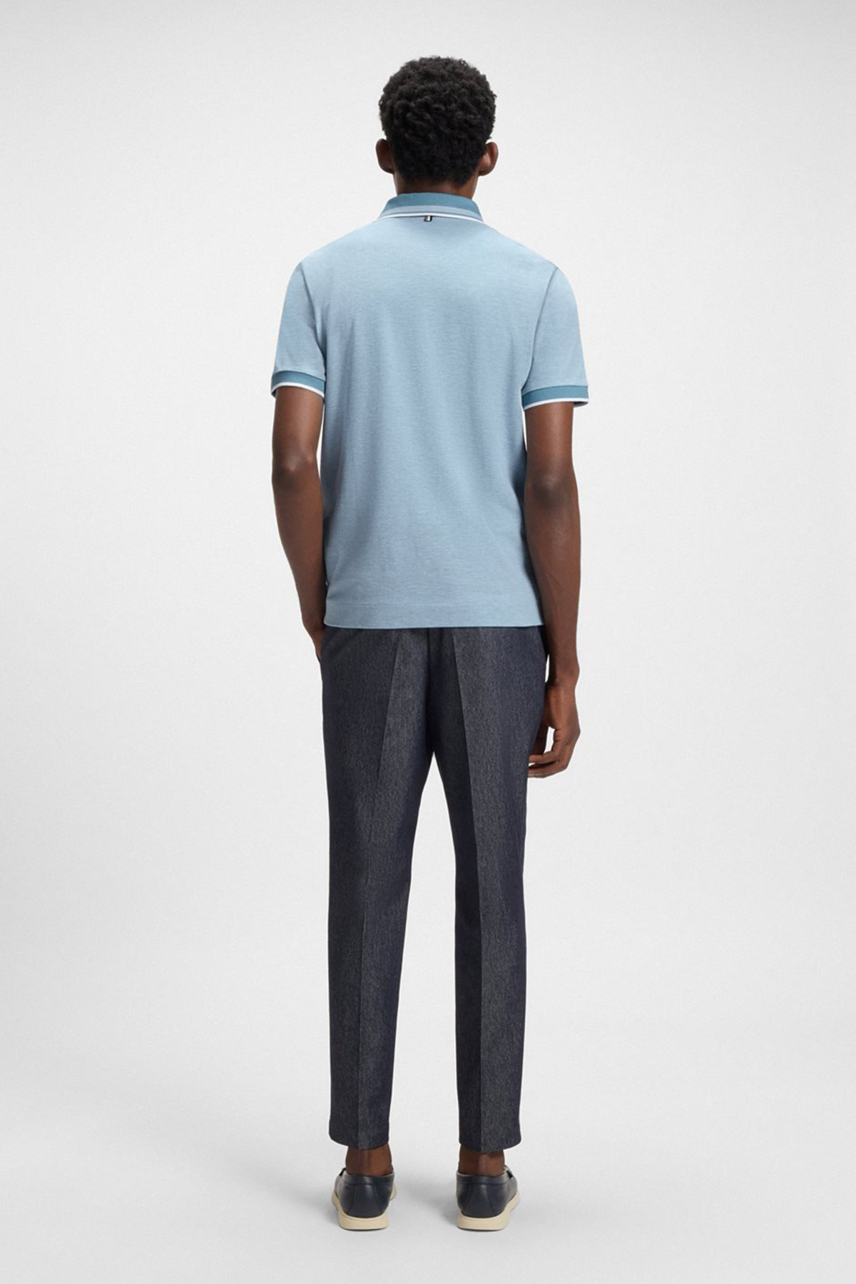 Polo En Piqué De Algodón Oxford Con Detalle De Logo