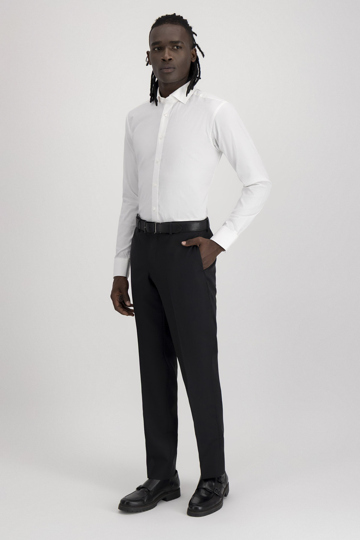Camisa Formal Silk Protein Contemporary Fit image number 5