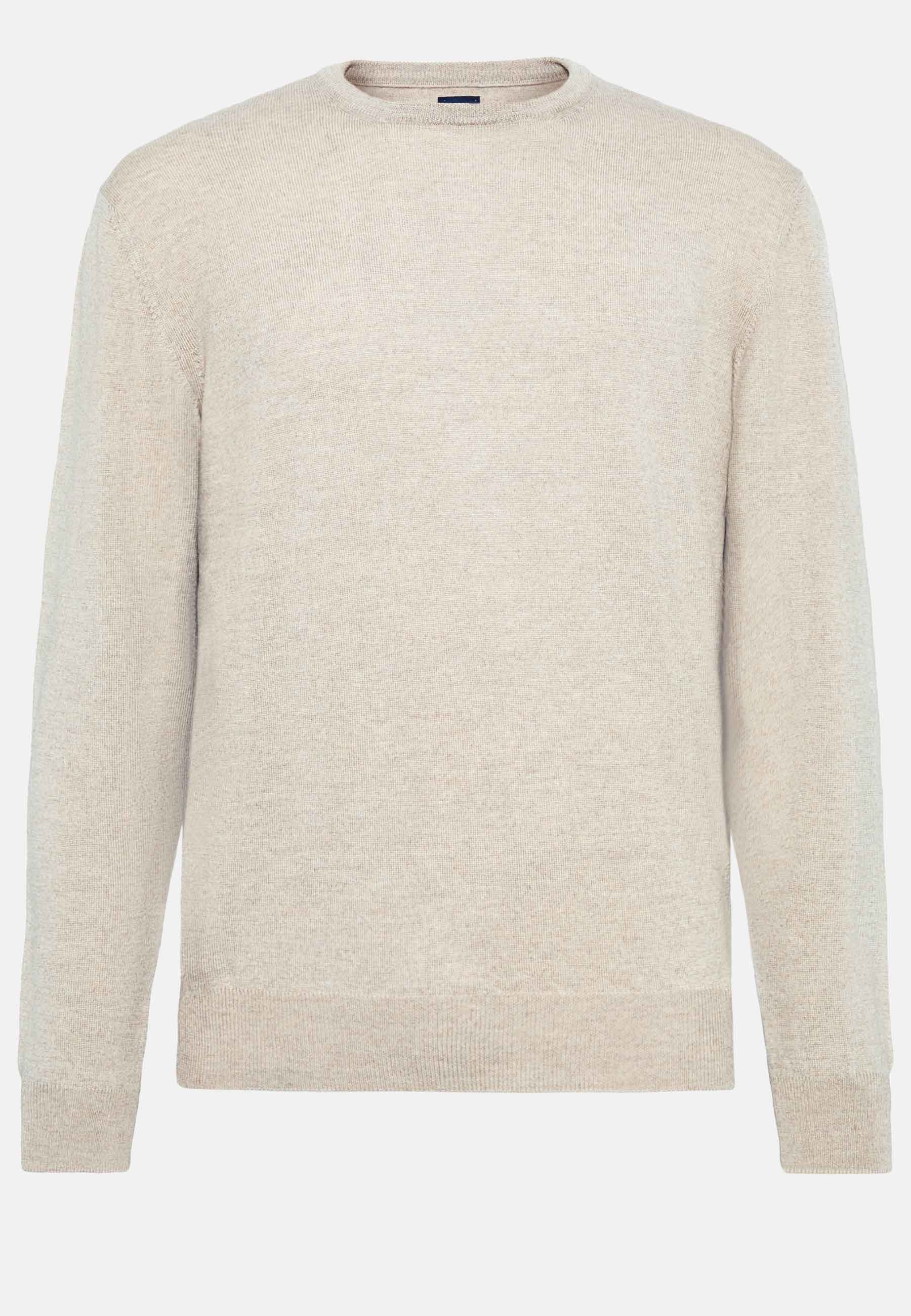 Jersey Gris Claro De Cuello Redondo De Lana Merina image number 3