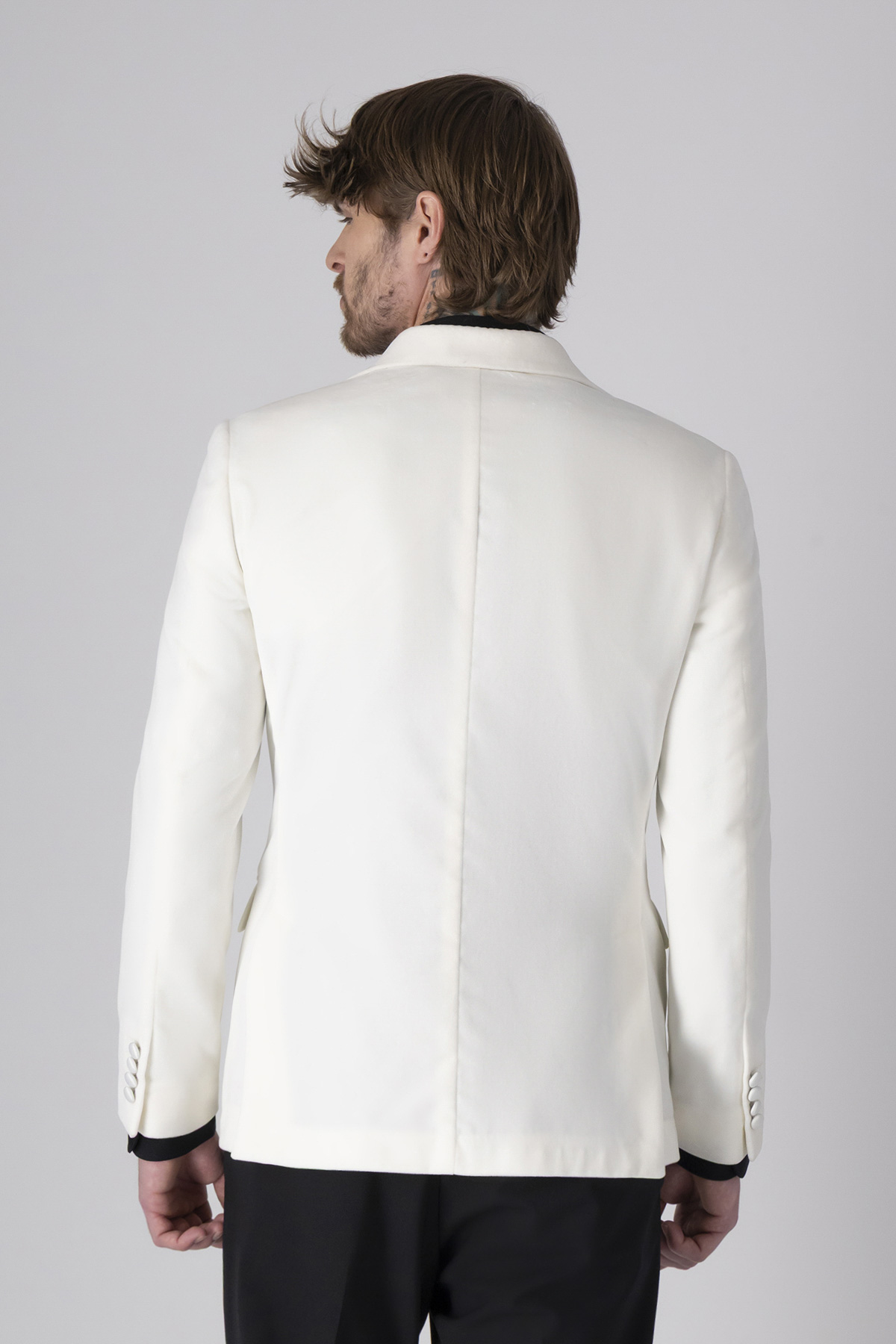 SACO CEREMONIA BLANCO SLIM FIT image number 1