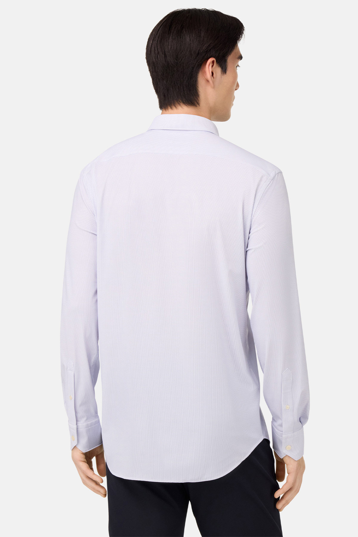 Camisa De Nailon Elástico Slim Fit image number 1