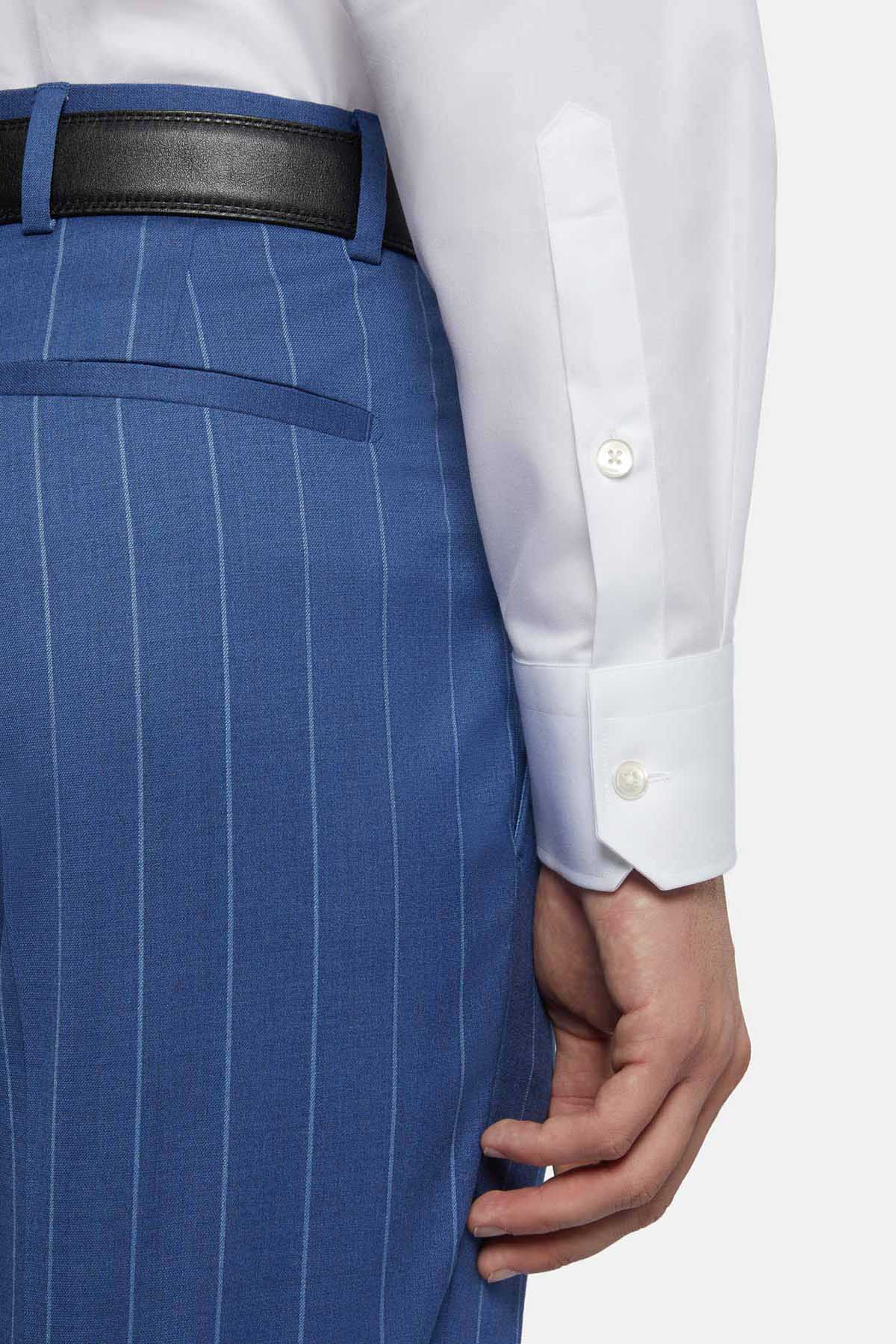 CAMISA FORMAL BLANCA BOGGI image number 4