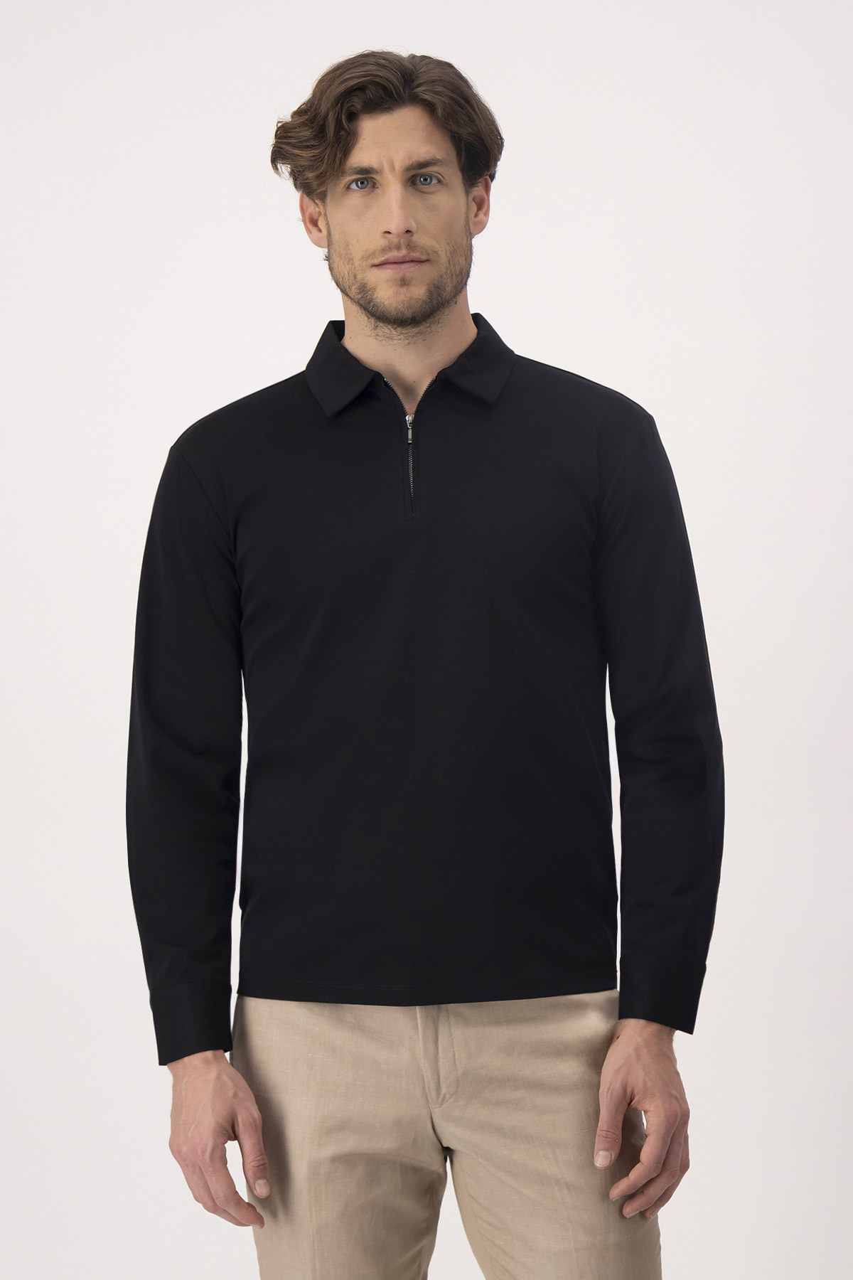 PLAYERA TIPO POLO MERCERIZED COTTON CONTEMPORARY FIT