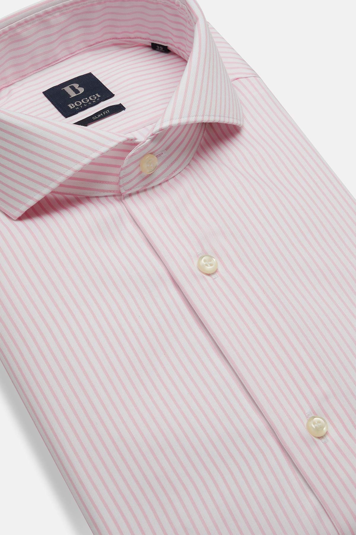 CAMISA FORMAL ROSA BOGGI image number 5