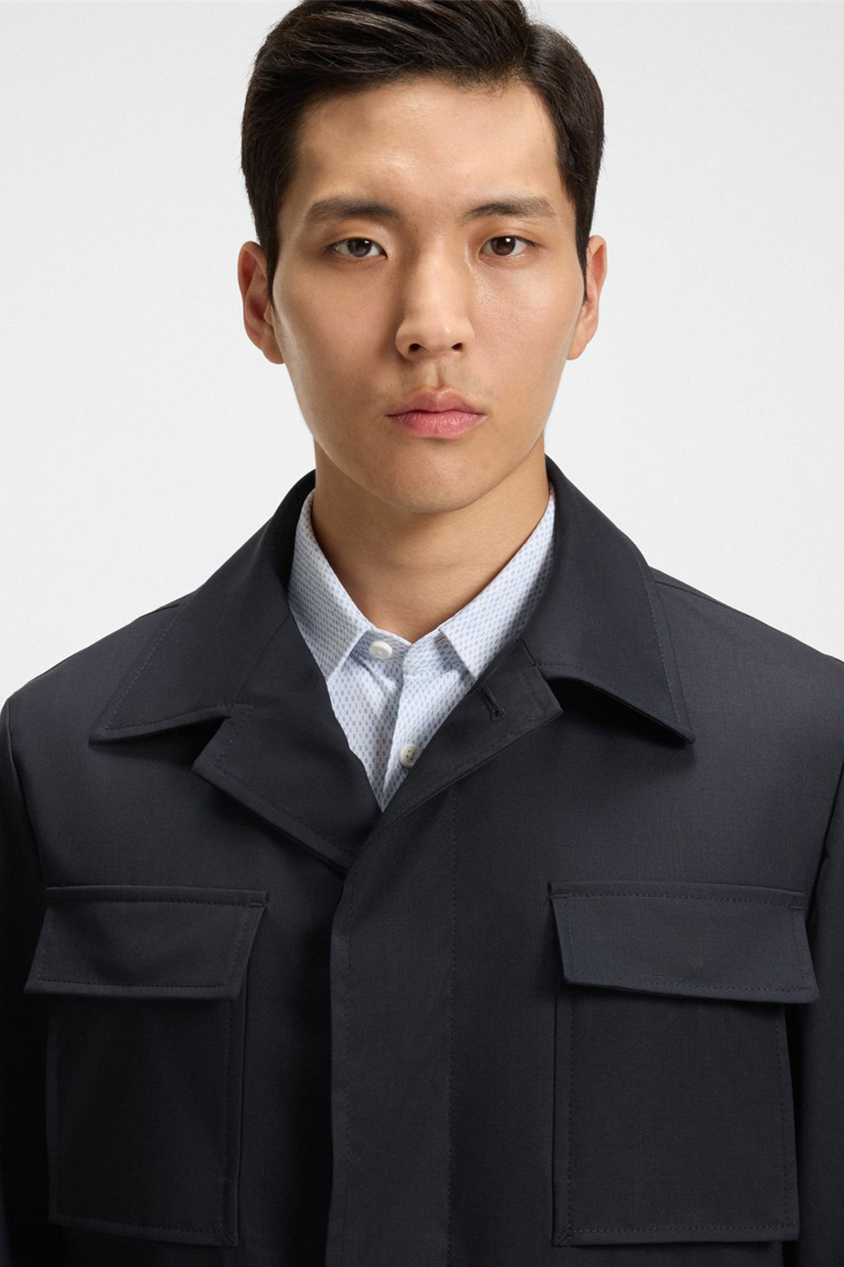 Abrigo Repelente Al Agua De Lana Elástica