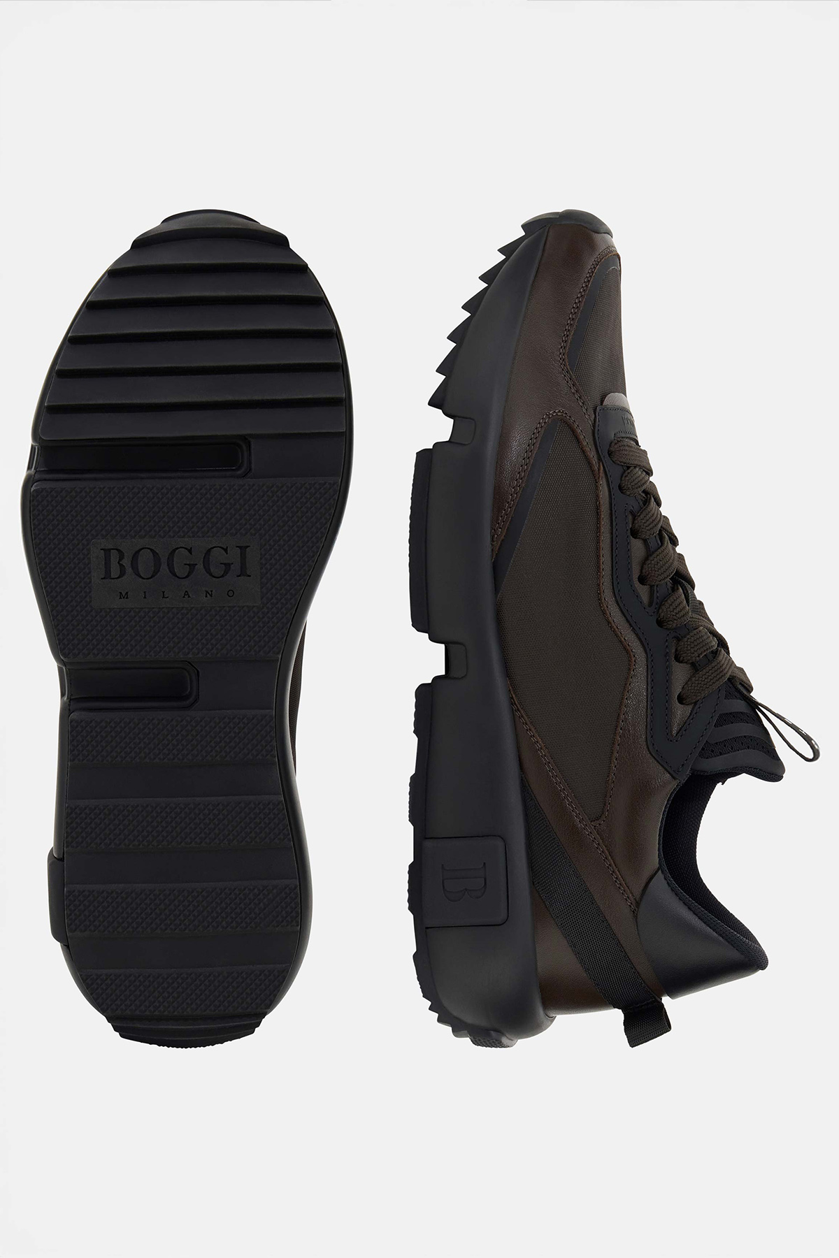 Tenis Trail En Piel y Cordura Técnica image number 3