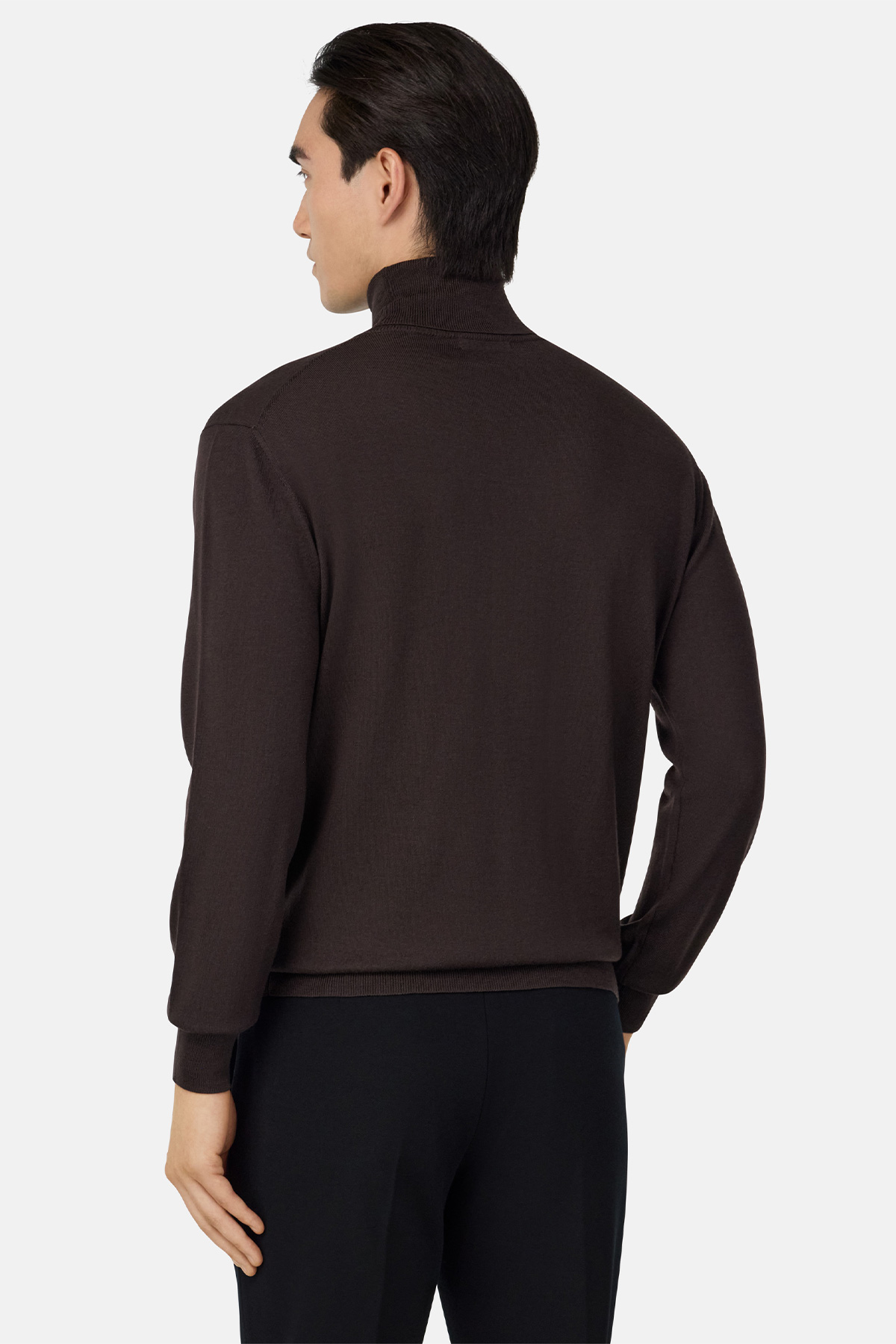 Suéter De Cuello Alto De Lana Merina