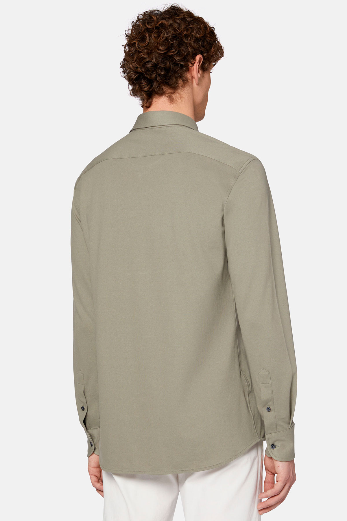 CAMISA CASUAL BOGGI VERDE OSCURO image number 3