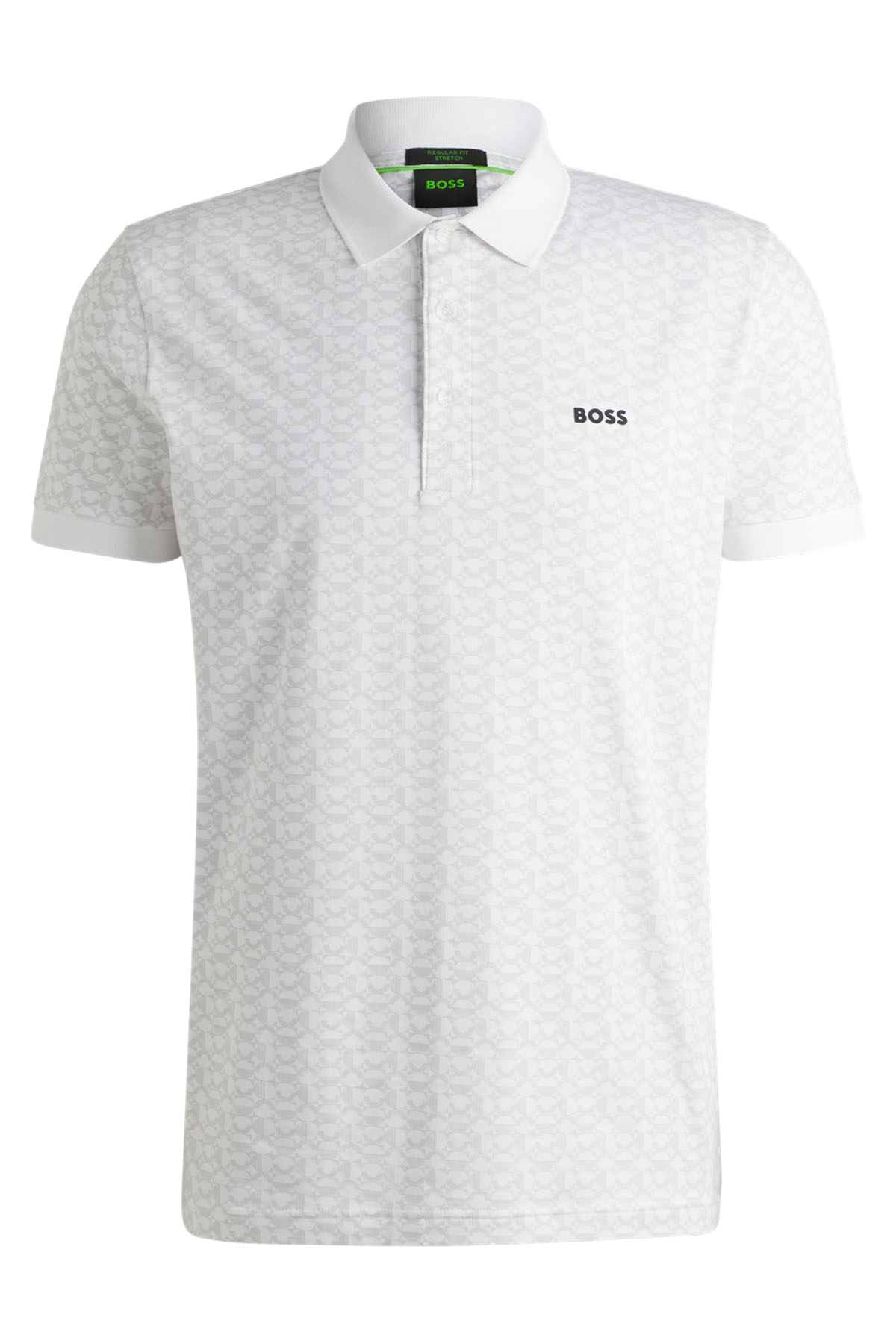 Polo Paddy De Algodón Elástico Con Estampado image number 4