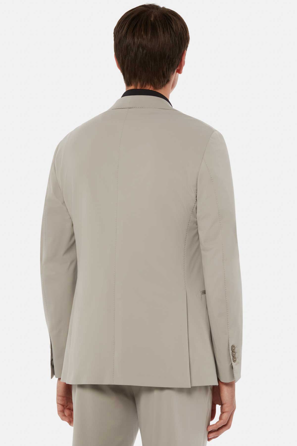 Chaqueta Gris De Nailon Elástico B Tech image number 1