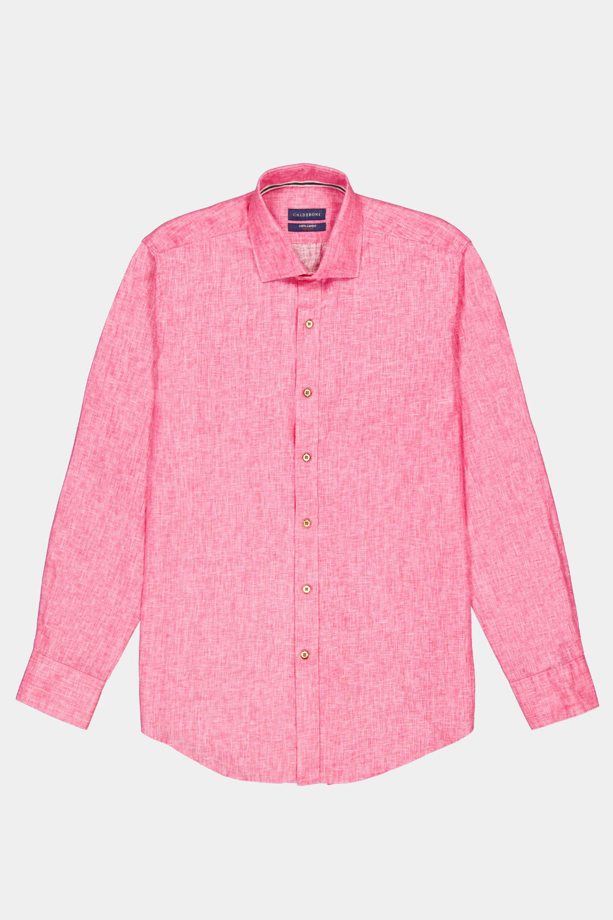 Camisa Casual LINEN Rosa Contemporary Fit