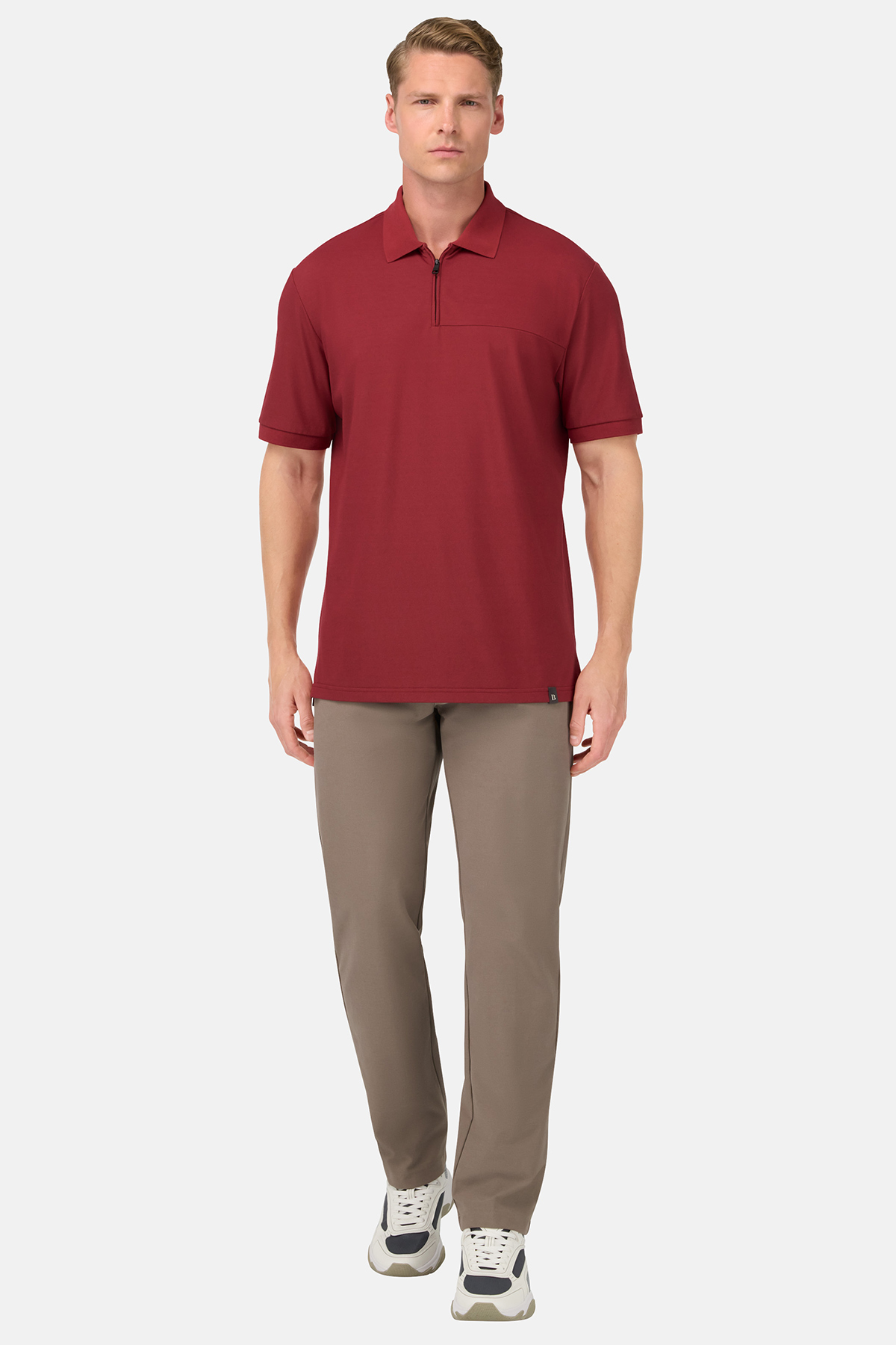 Polo Media Cremallera Cool Jade