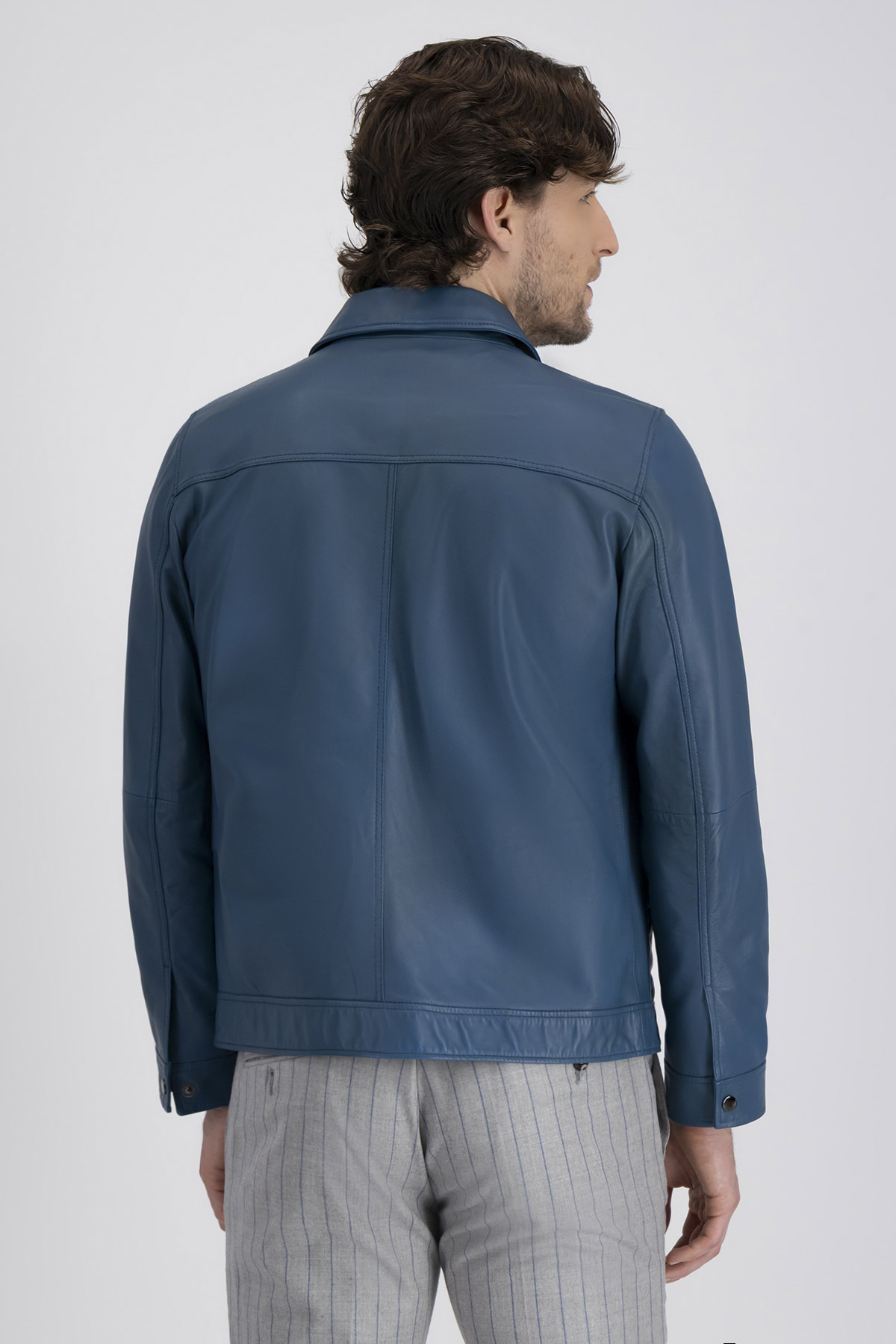 Chamarra La Vera Pelle Contemporary Fit