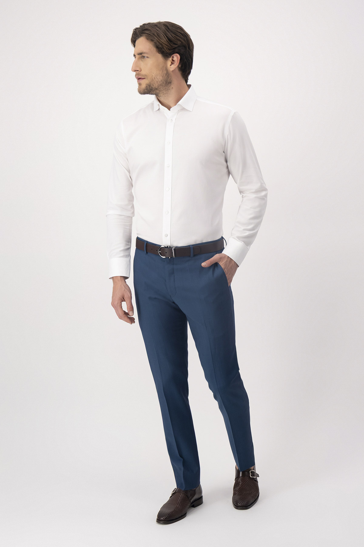 CAMISA FORMAL NON IRON BLANCA CONTEMPORARY FIT