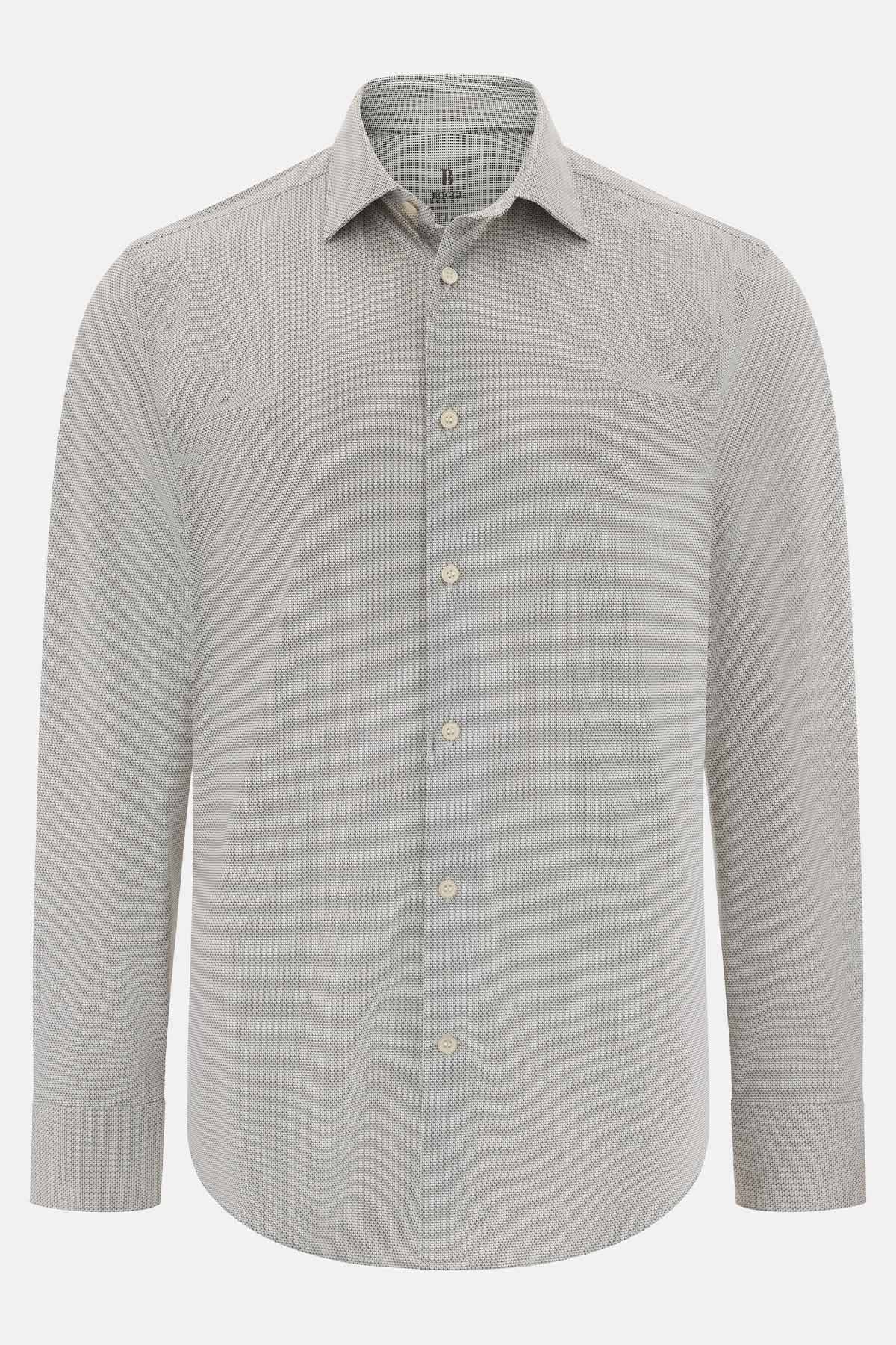 Camisa De Nailon Elástico Slim Fit image number 5