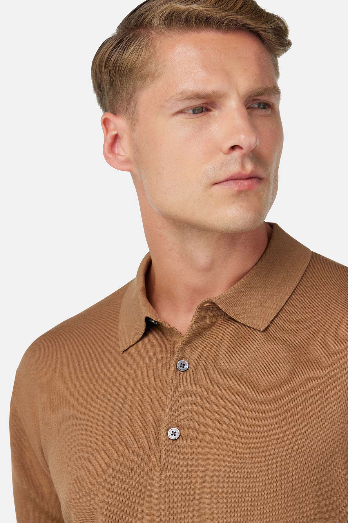 Polo De Punto De Lana Merina