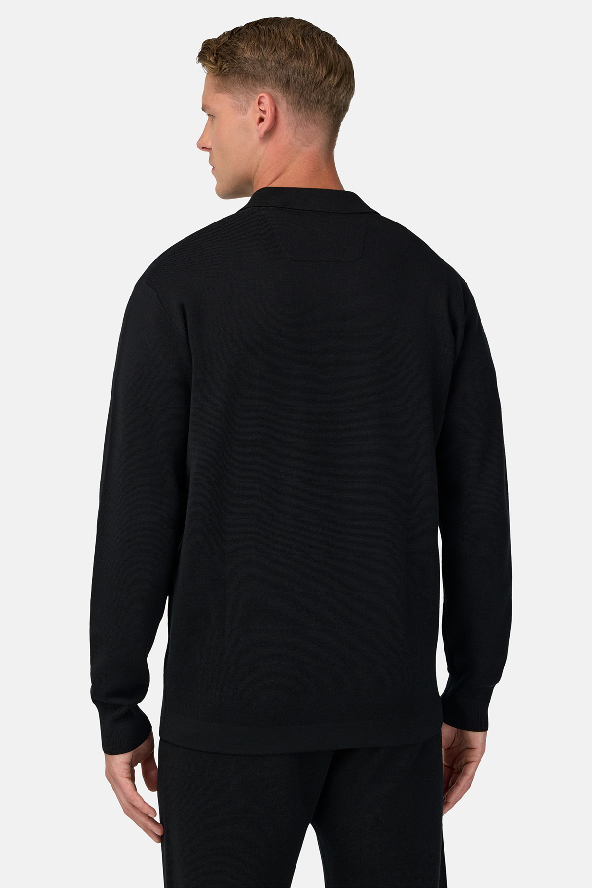 Polo De Punto De Lana Merina Superfina image number 2