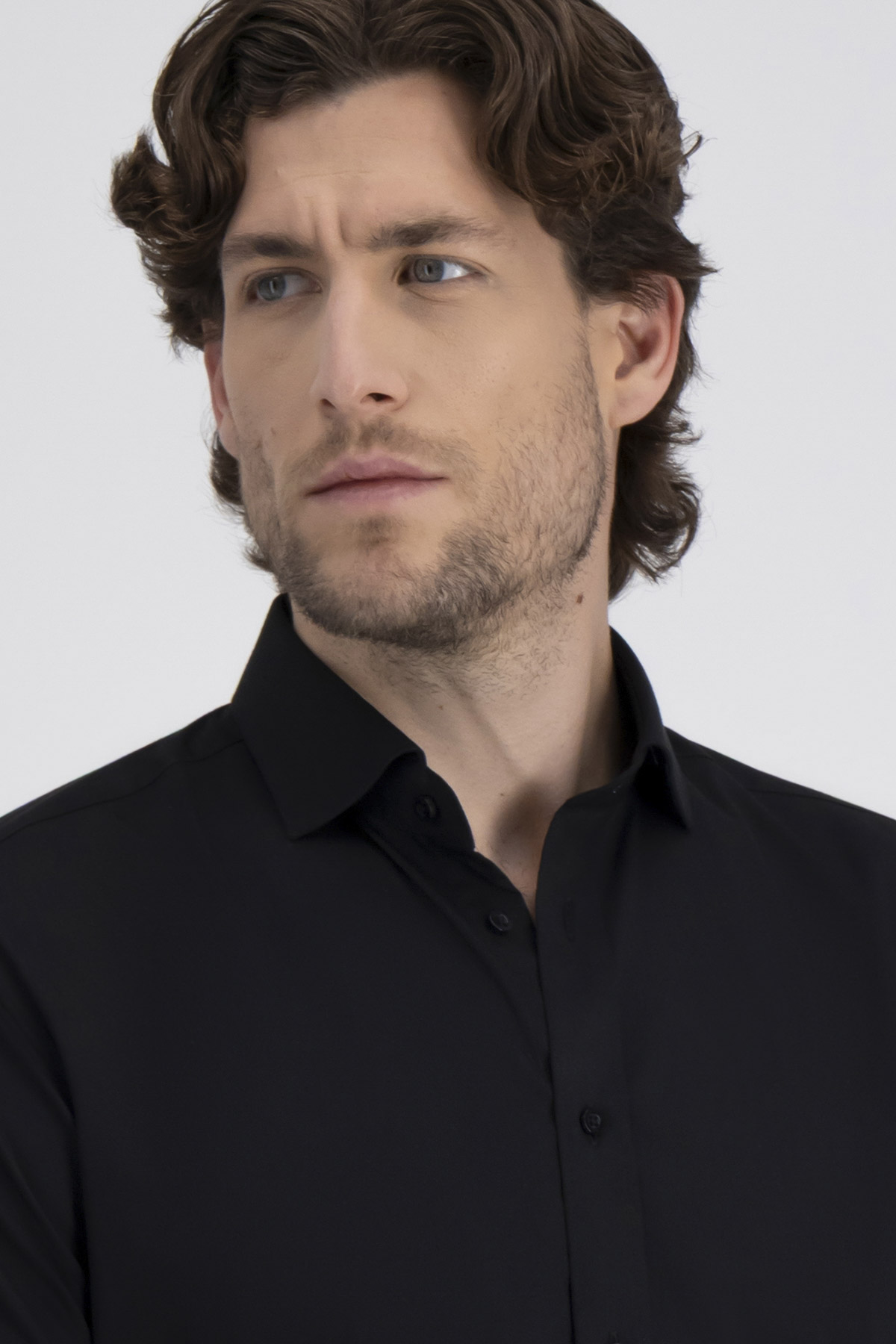 Camisa Formal Silk Protein Contemporary Fit image number 1