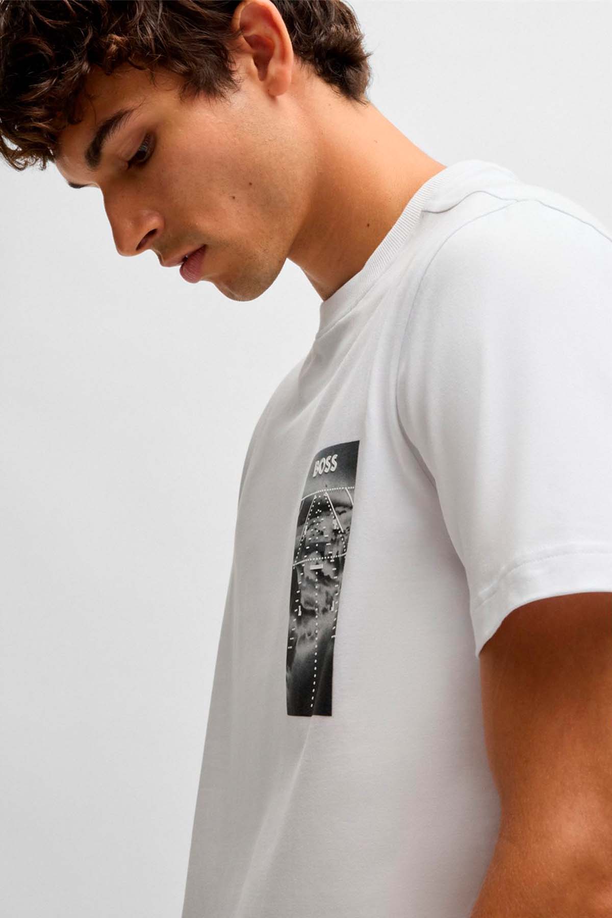 Camiseta de algodón elástico