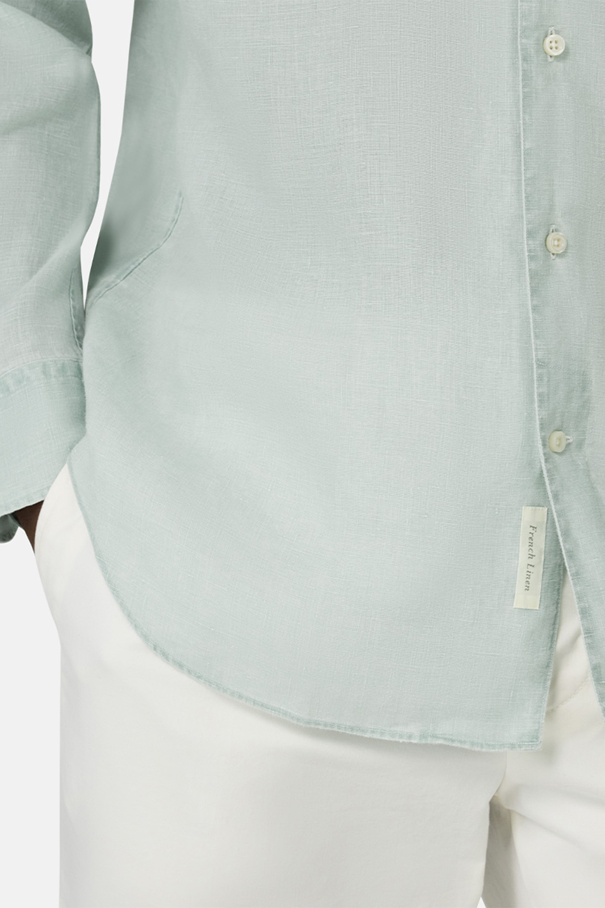 Camisa De Lino Regular Fit