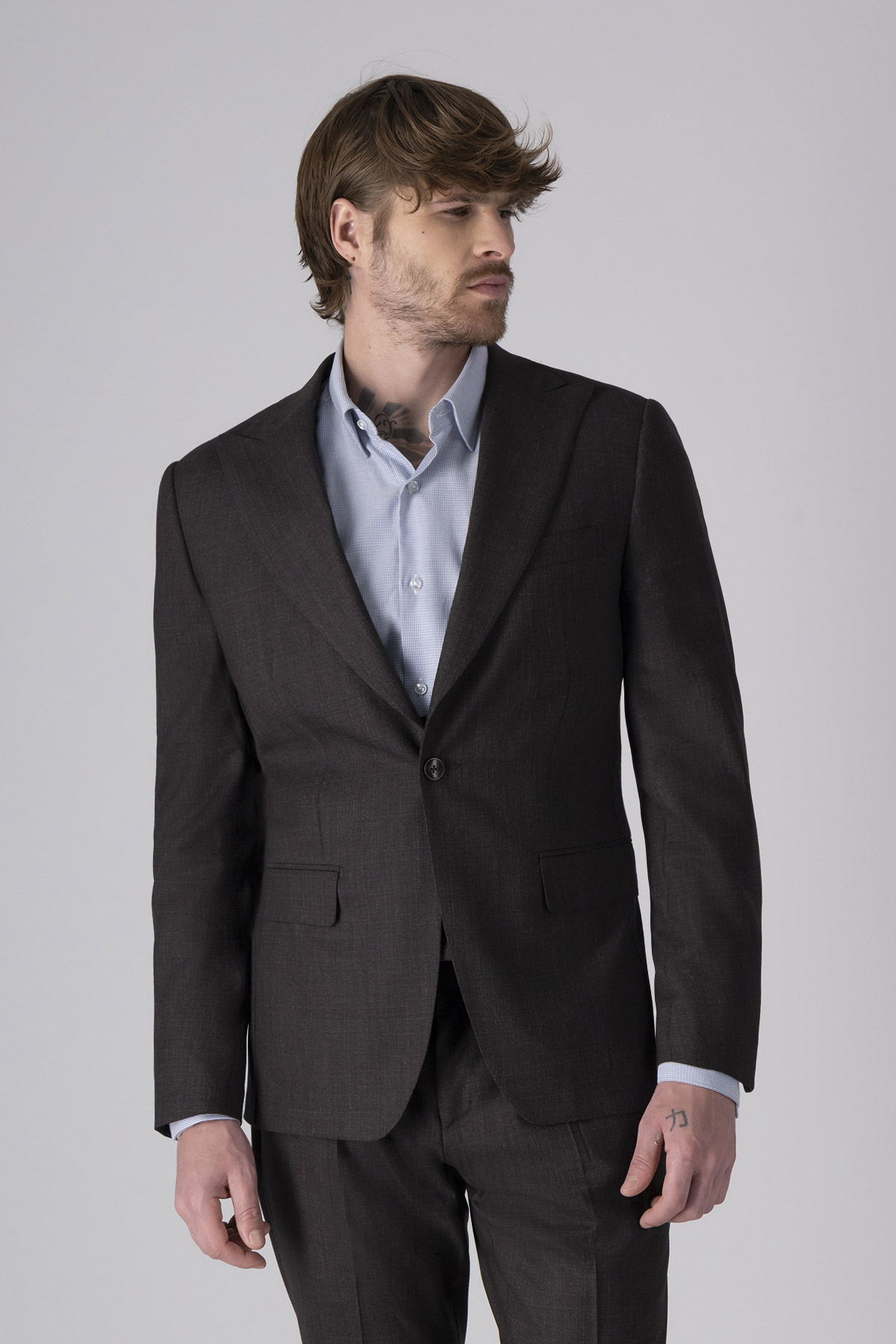 TRAJE TRÍO CAFÉ SLIM FIT image number 1