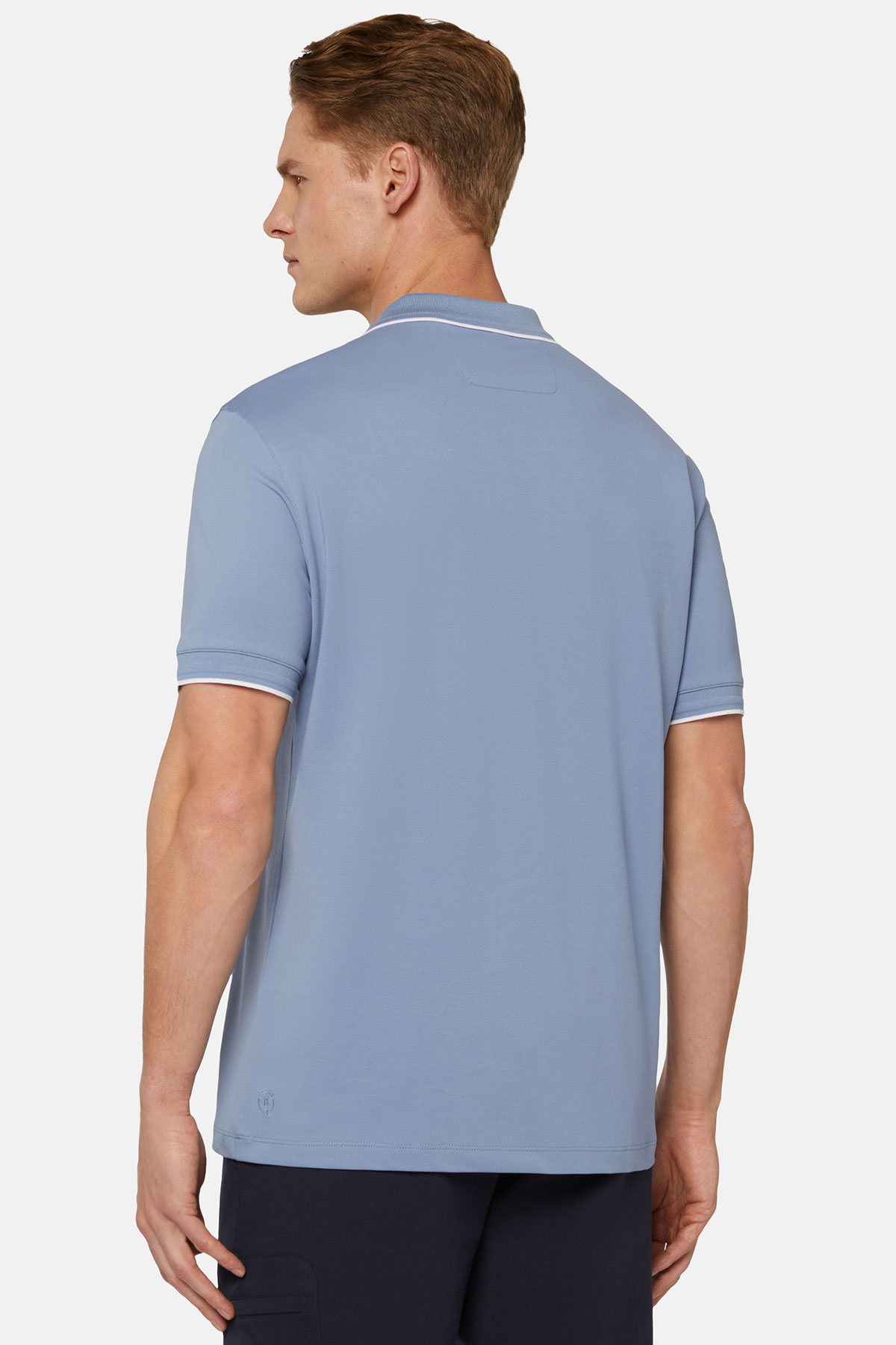 POLO AZUL CLARO BOGGI image number 3
