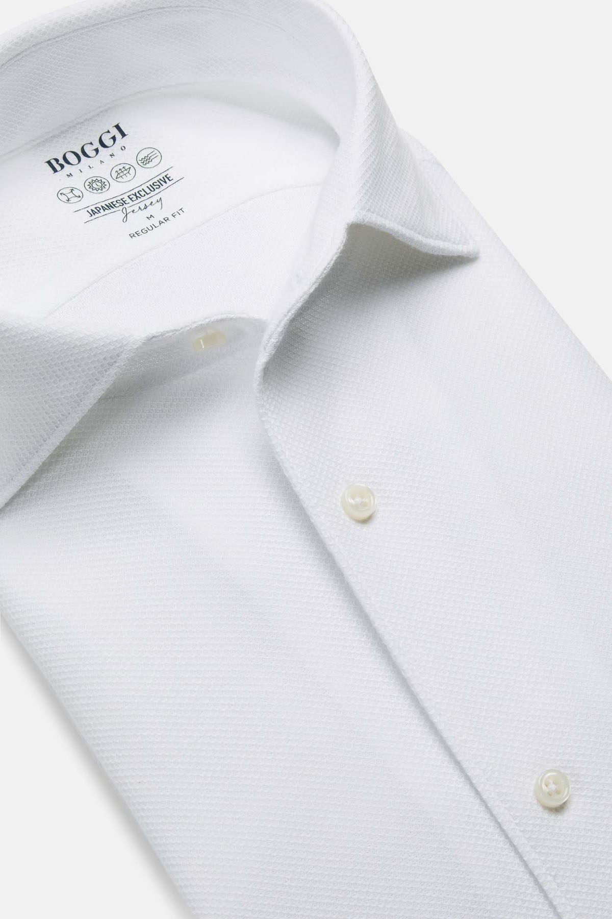 CAMISA CASUAL BLANCA BOGGI image number 5