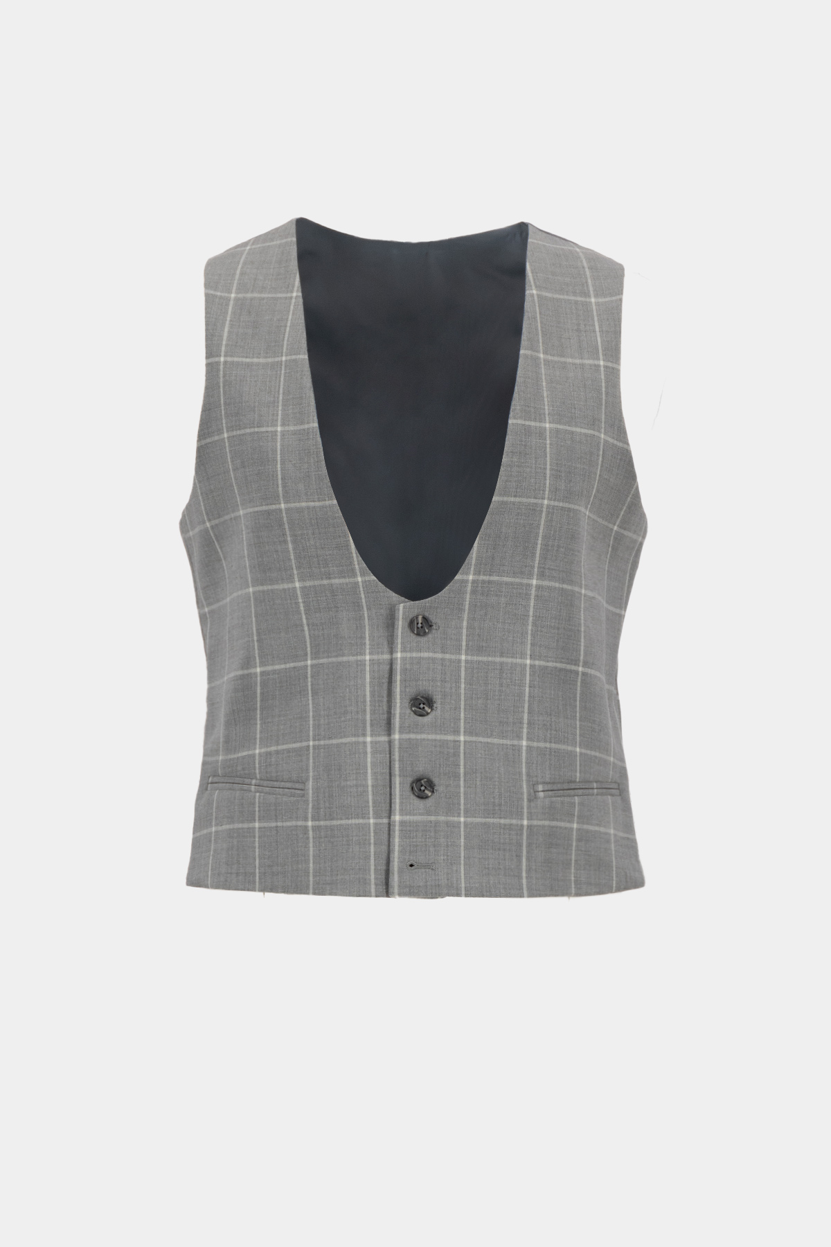 TRAJE TRÍO SLIM FIT GRIS image number 2